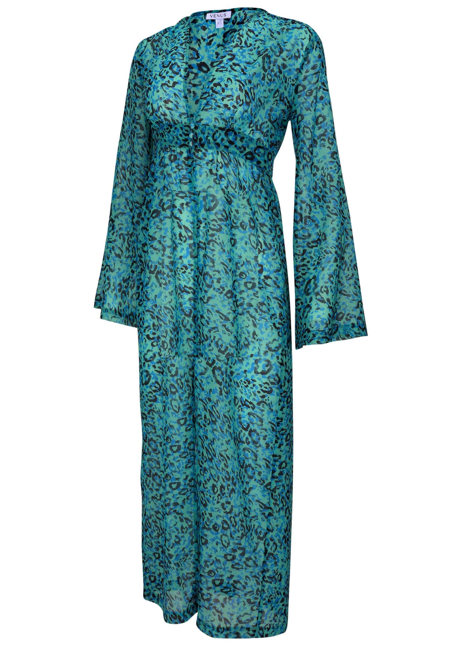 Sea Breeze Kimono Cover-Up - Ocean Animal Product Image