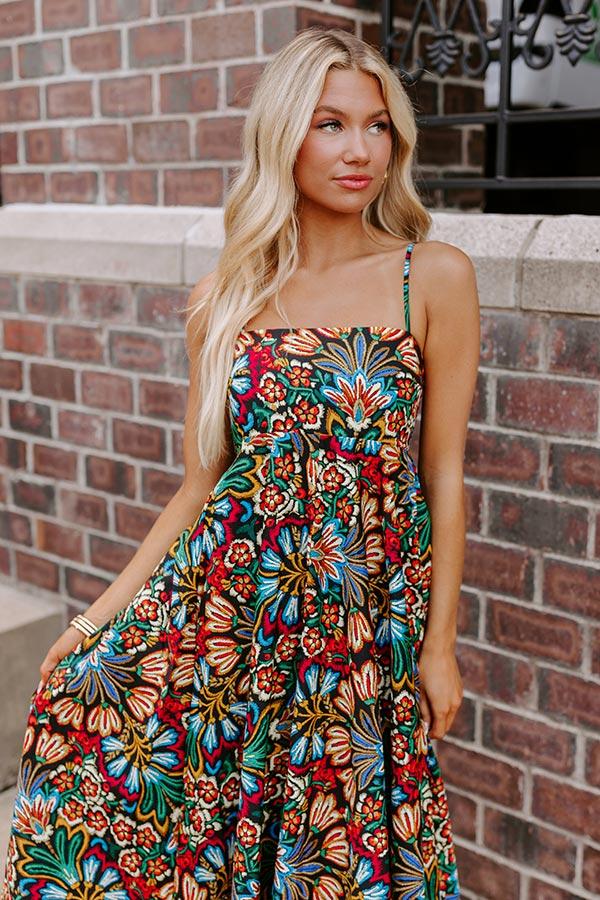 Secret Oasis Floral Maxi Dress Product Image