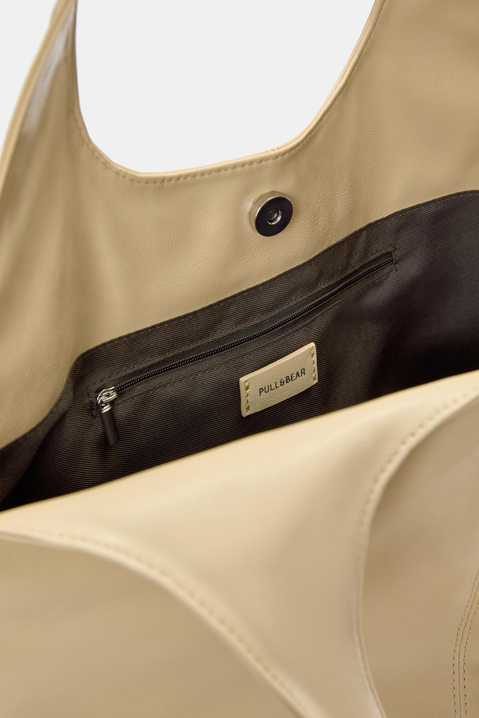 Faux leather shopper bag Product Image