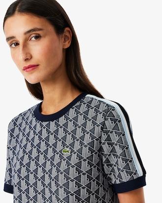 Women's Slim Fit Monogram T-Shirt Product Image