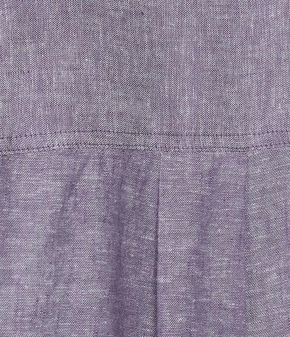 Westbound Petite Size Solid 3/4 Sleeve V-Neck Top Product Image