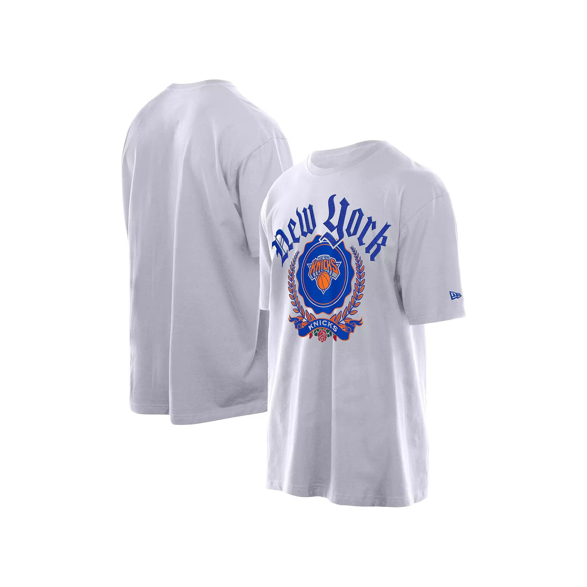 Men's New Era White New York Knicks Throwback Prep Over Product Image