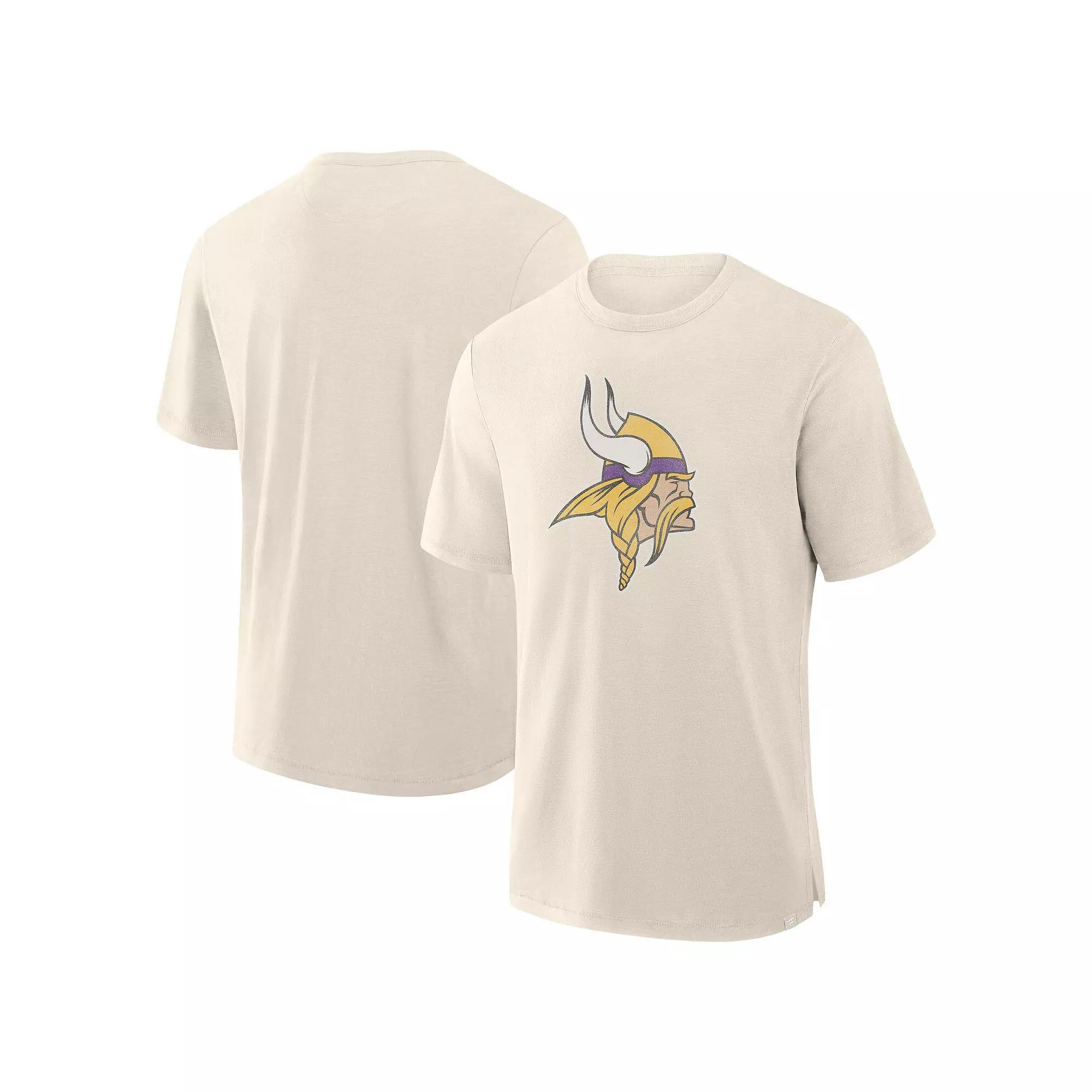 Men's Fanatics Cream Minnesota Vikings Slub T-Shirt,  Product Image