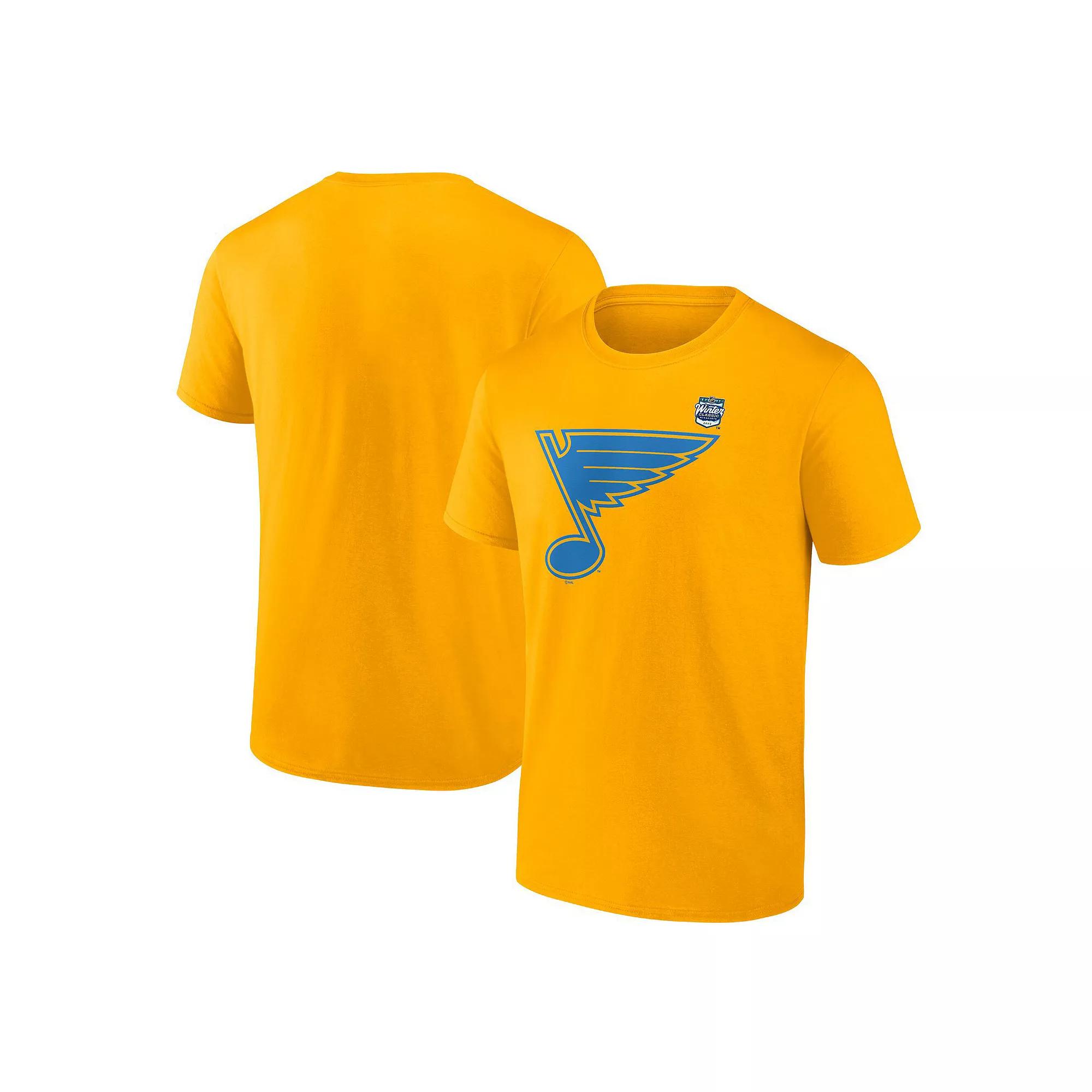 Men's Fanatics Gold St. Louis Blues Primary Logo T-Shirt,  Product Image