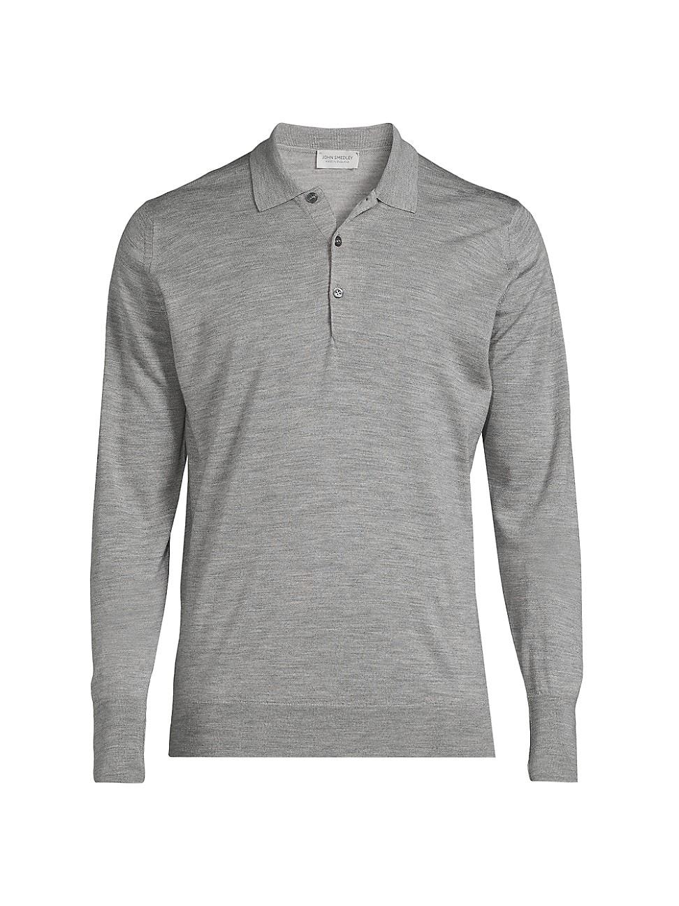 Mens Cotswold Merino Wool Polo Shirt Product Image
