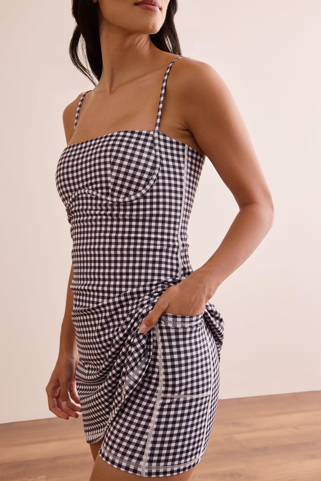 Game On Gingham Dress Product Image