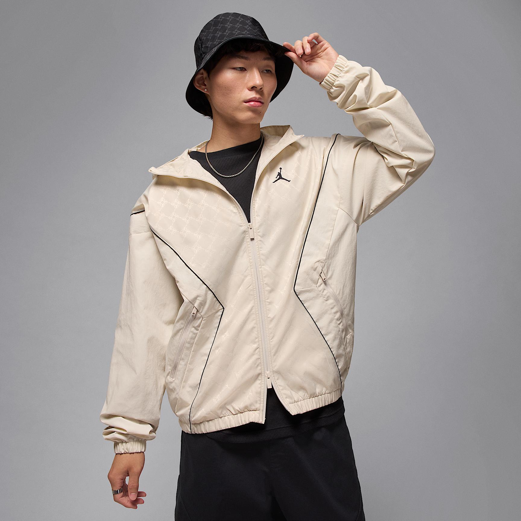 Mens Jordan Brooklyn Hooded Draft Jacket | HV0554-104 Product Image