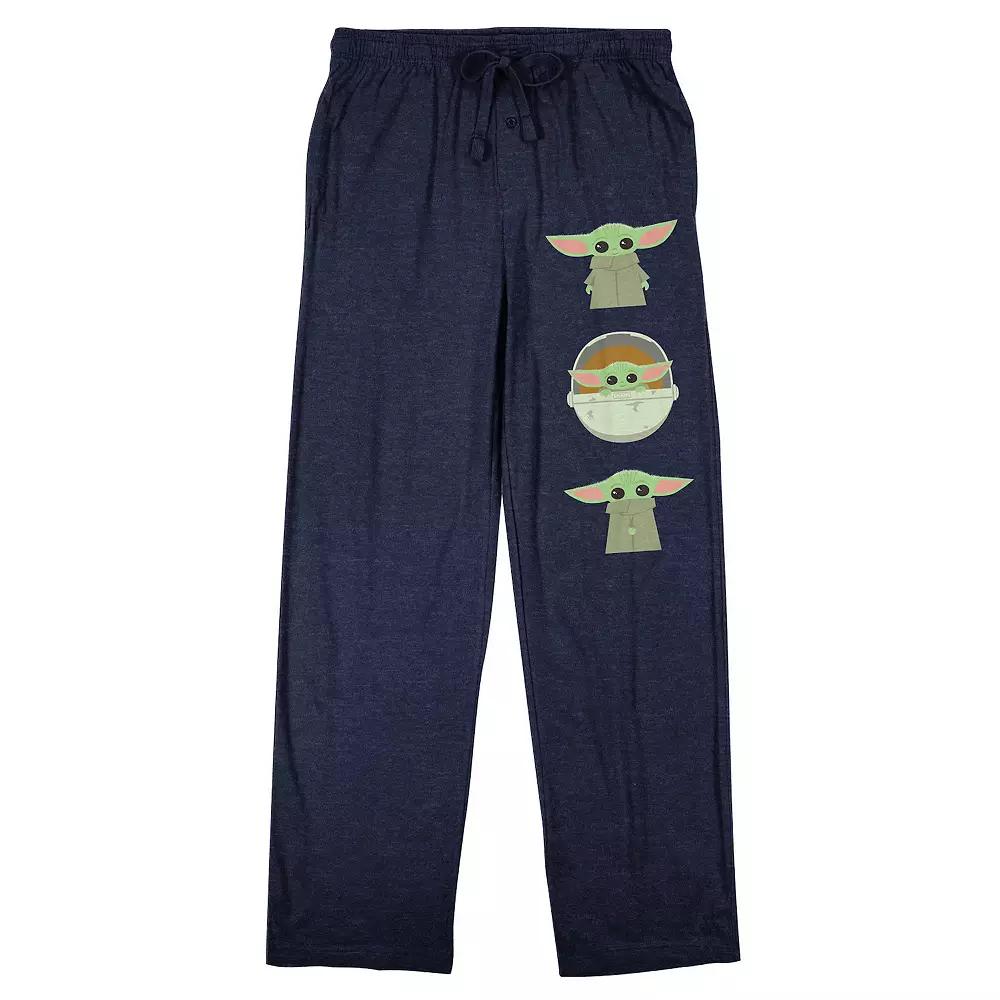 Men's Star Wars The Mandalorian Grogu Trio Pajama Pants,  Product Image