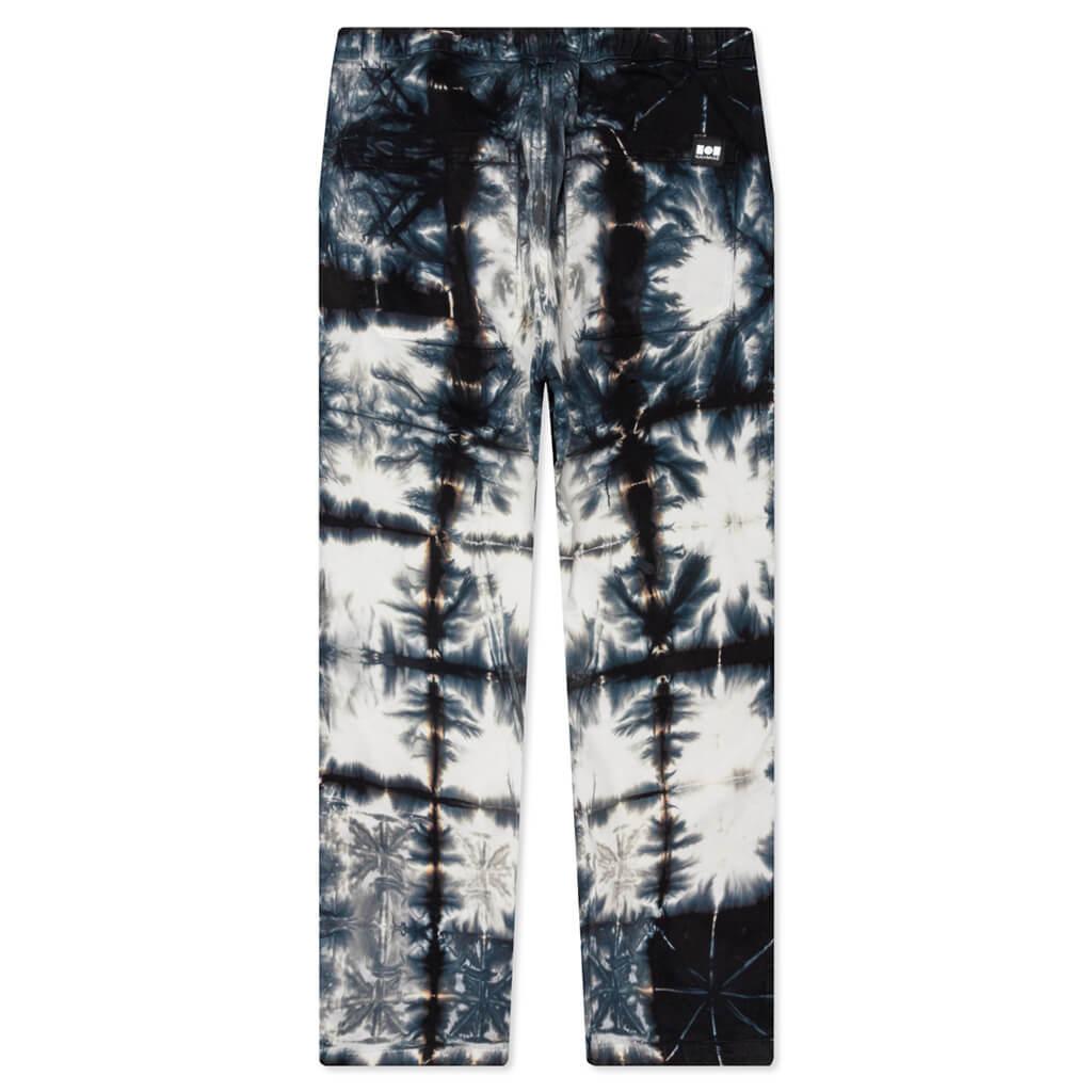 Tye Dye Baggy Trousers - Blue Tye Dye Male Product Image