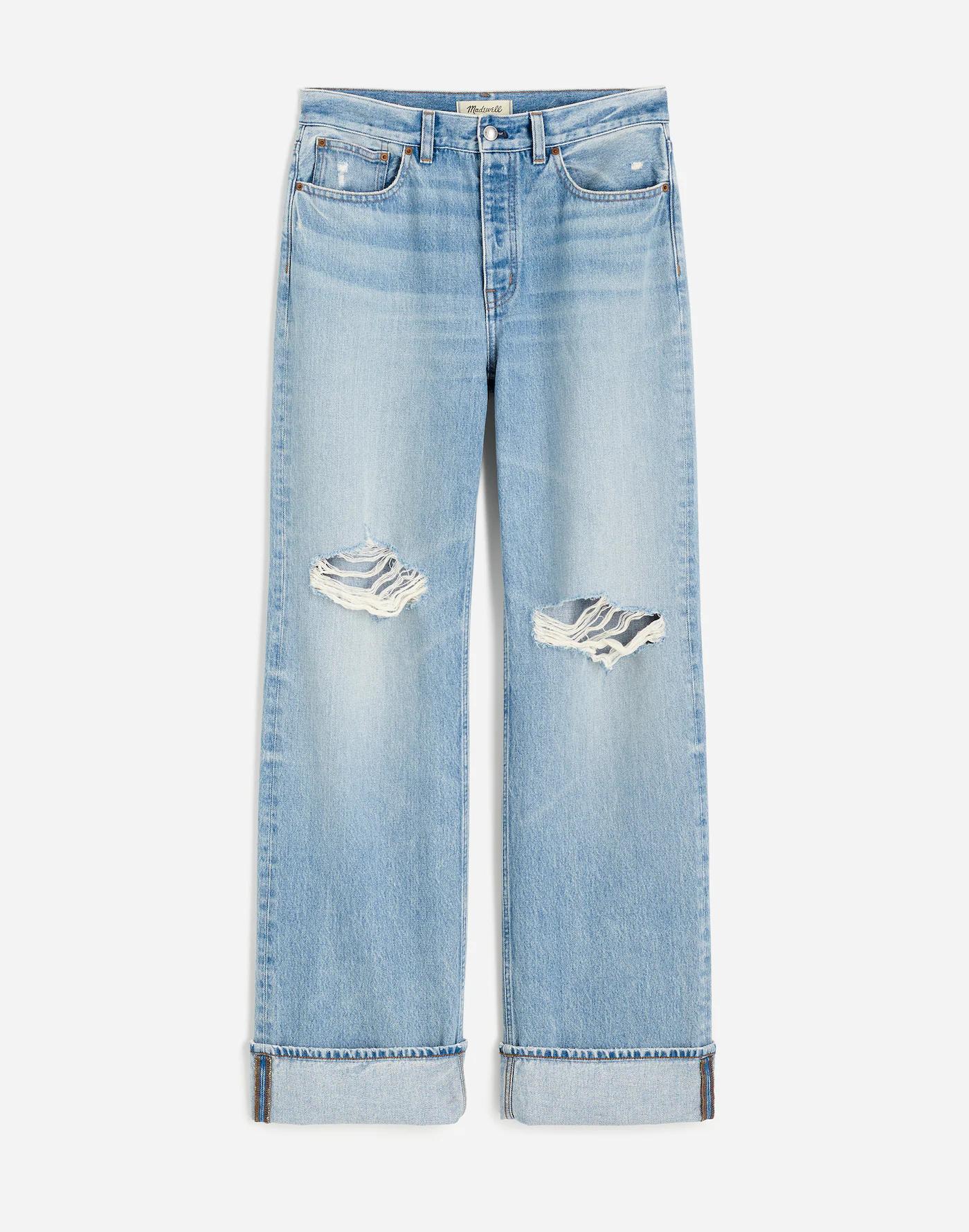 Petite Low-Slung Baggy Jeans Product Image