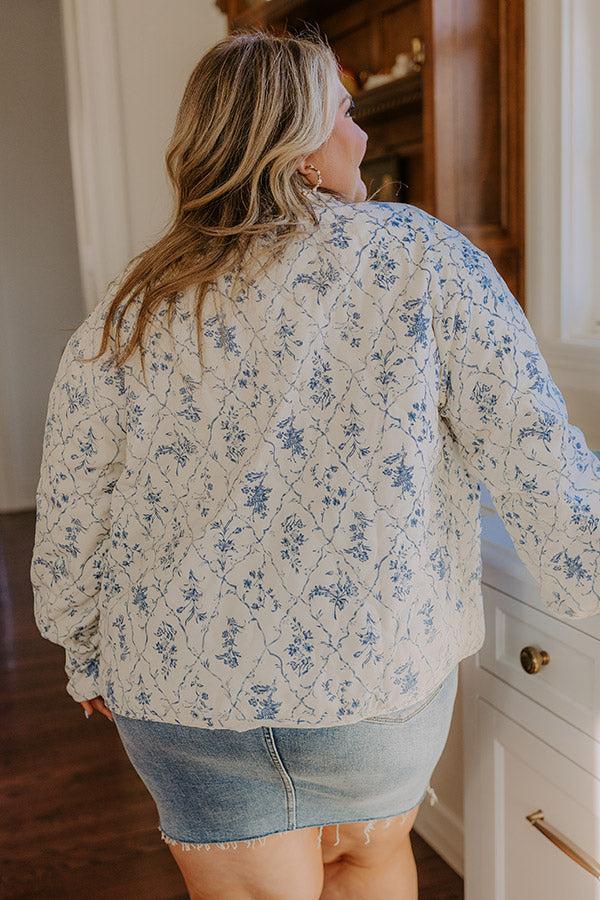 French Countryside Floral Jacket Curves Product Image