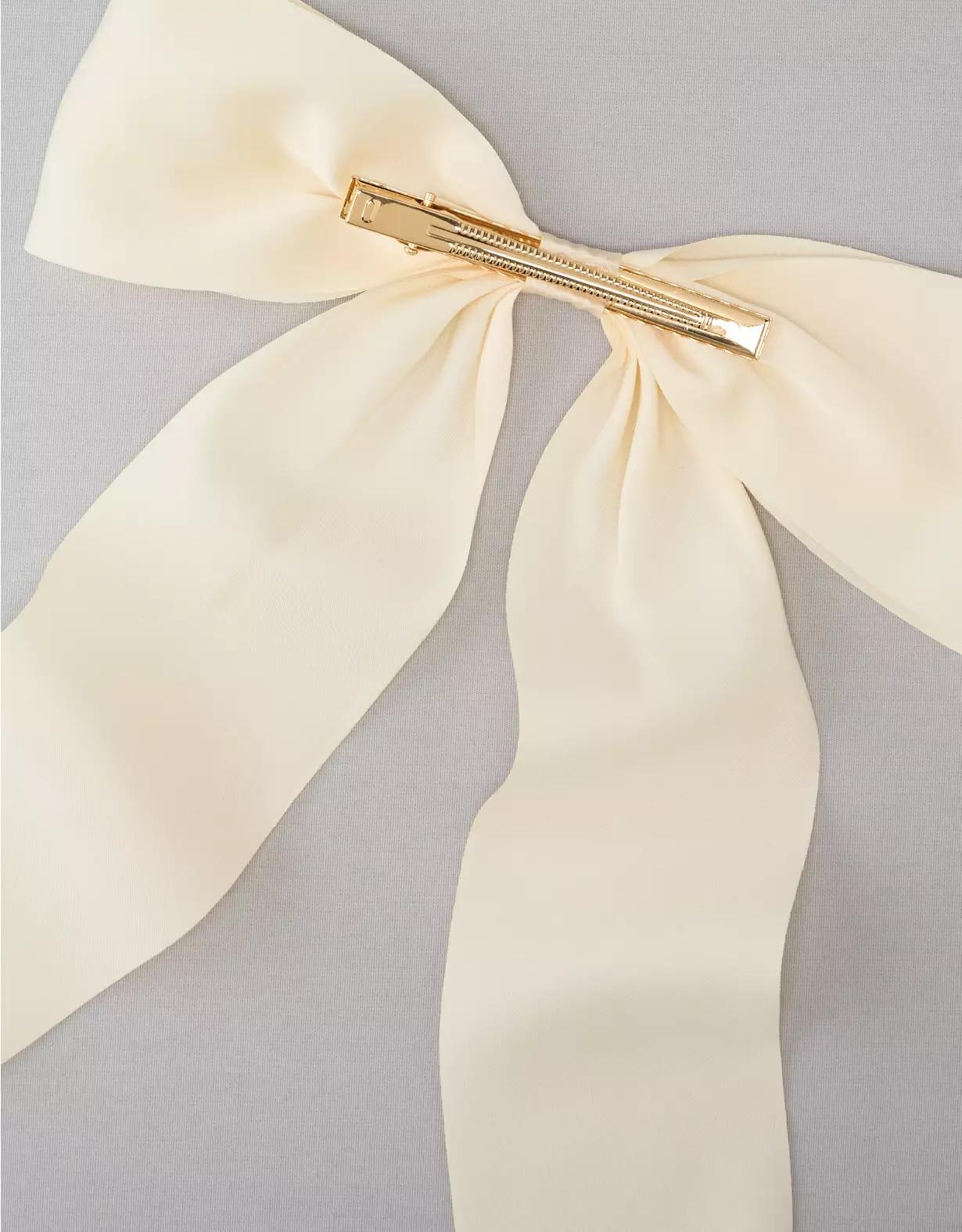 AE Drapey Satin Bow Clip Product Image
