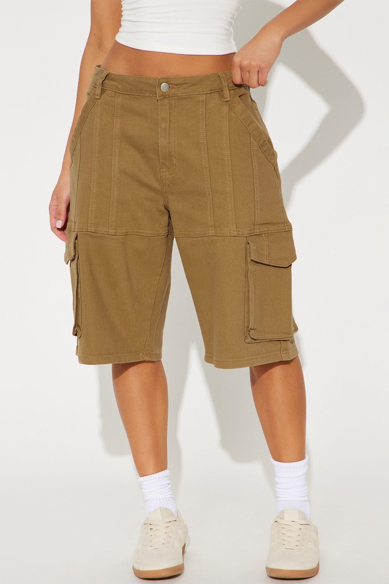 Braelynn Bermuda Short - Tan Product Image