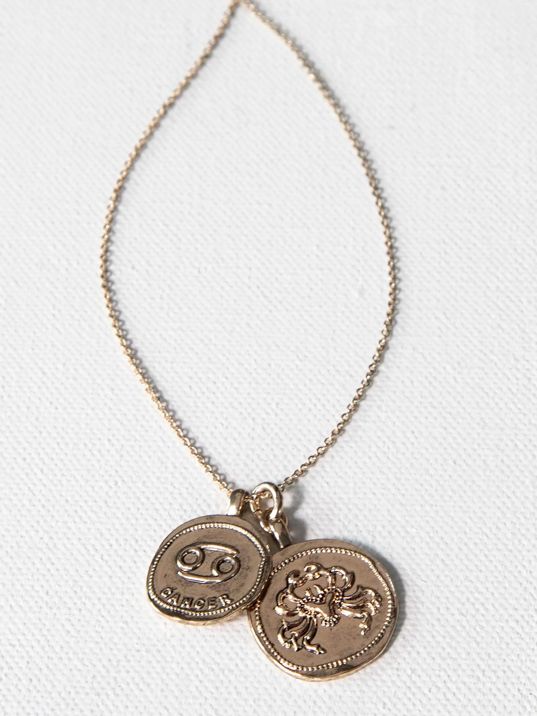 Zodiac Coin Necklace - Aries Product Image