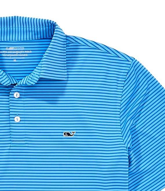 Vineyard Vines Bradley Stripe Sankaty Short Sleeve Polo Shirt Product Image