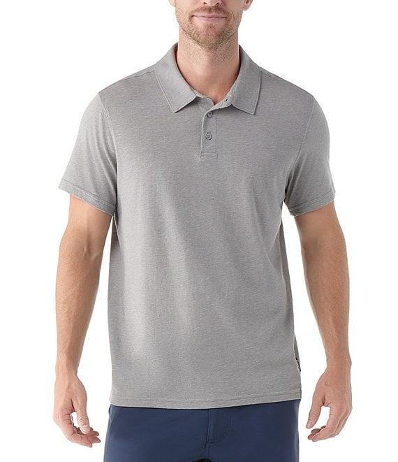 SmartWool Performance Solid Short Sleeve Polo Shirt Product Image