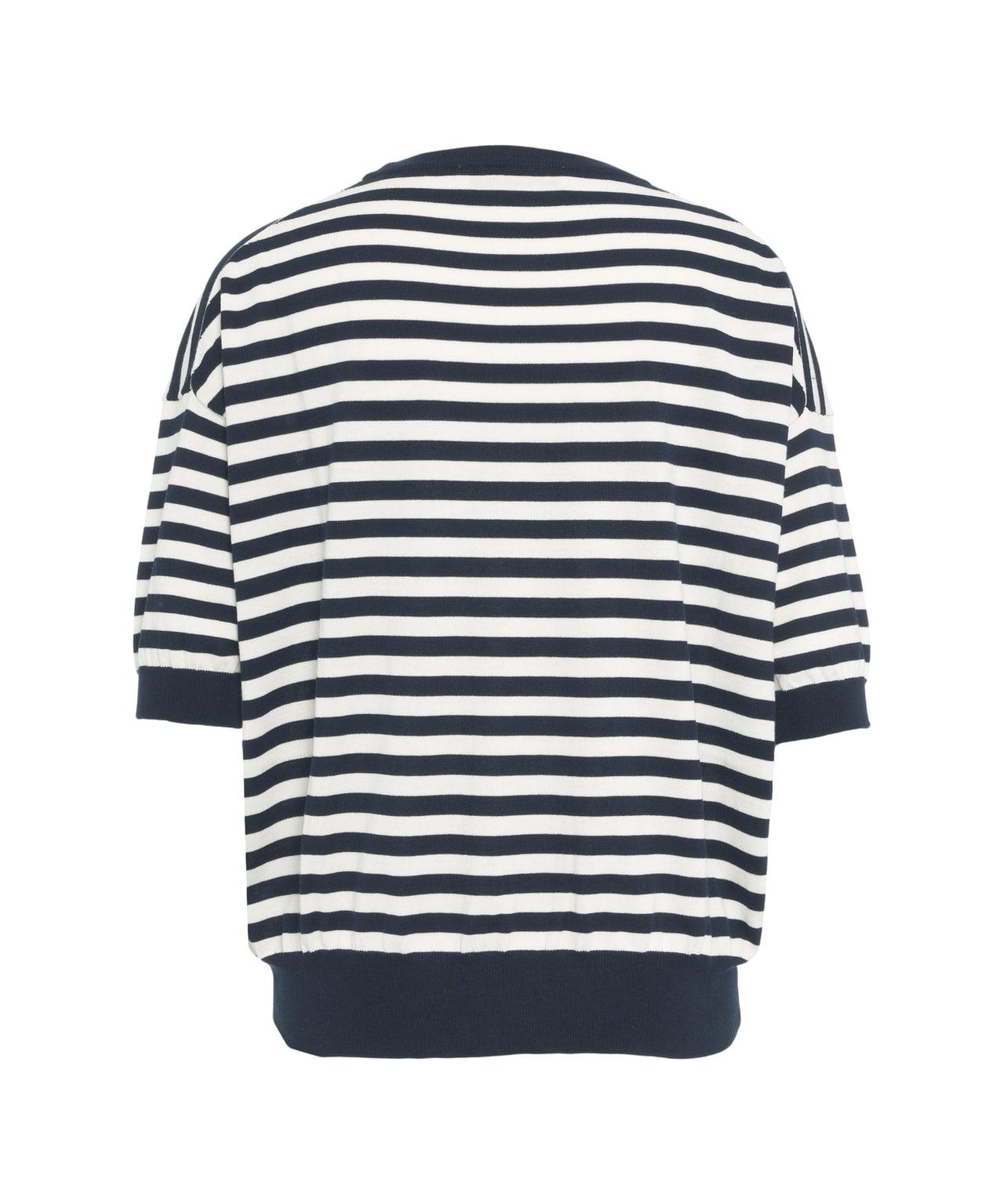 Half sleeve knit sweater Product Image