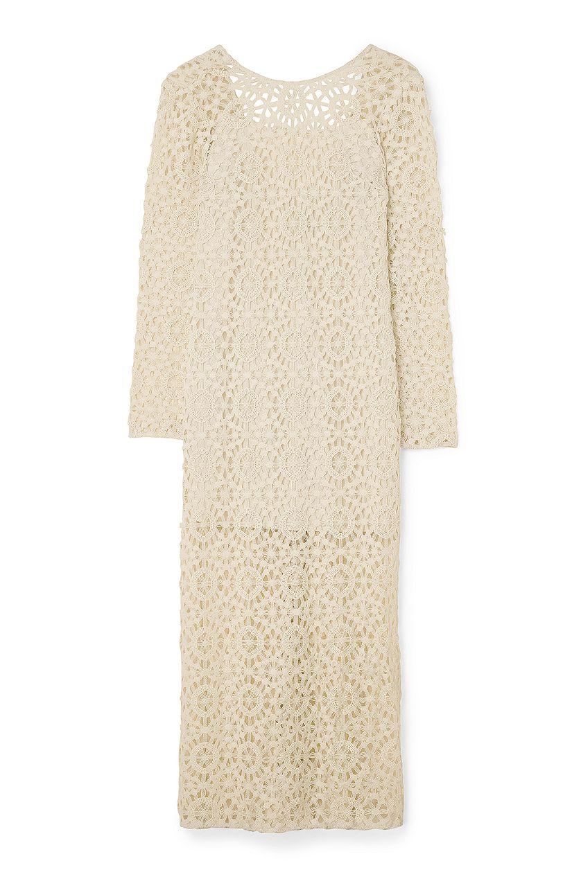 Crochet Straight Maxi Dress Product Image