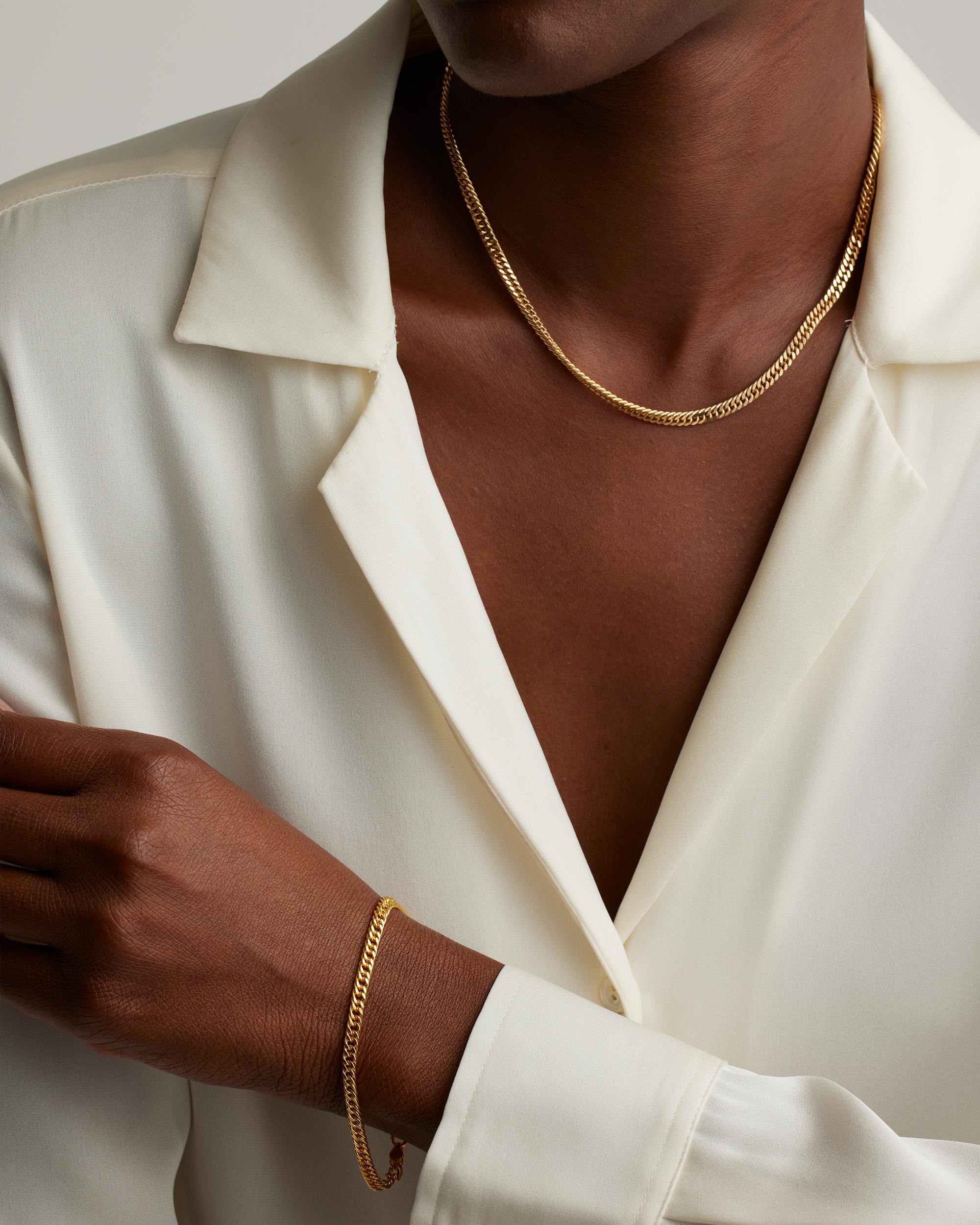 Quince | Women's Double Curb Chain Bracelet Product Image