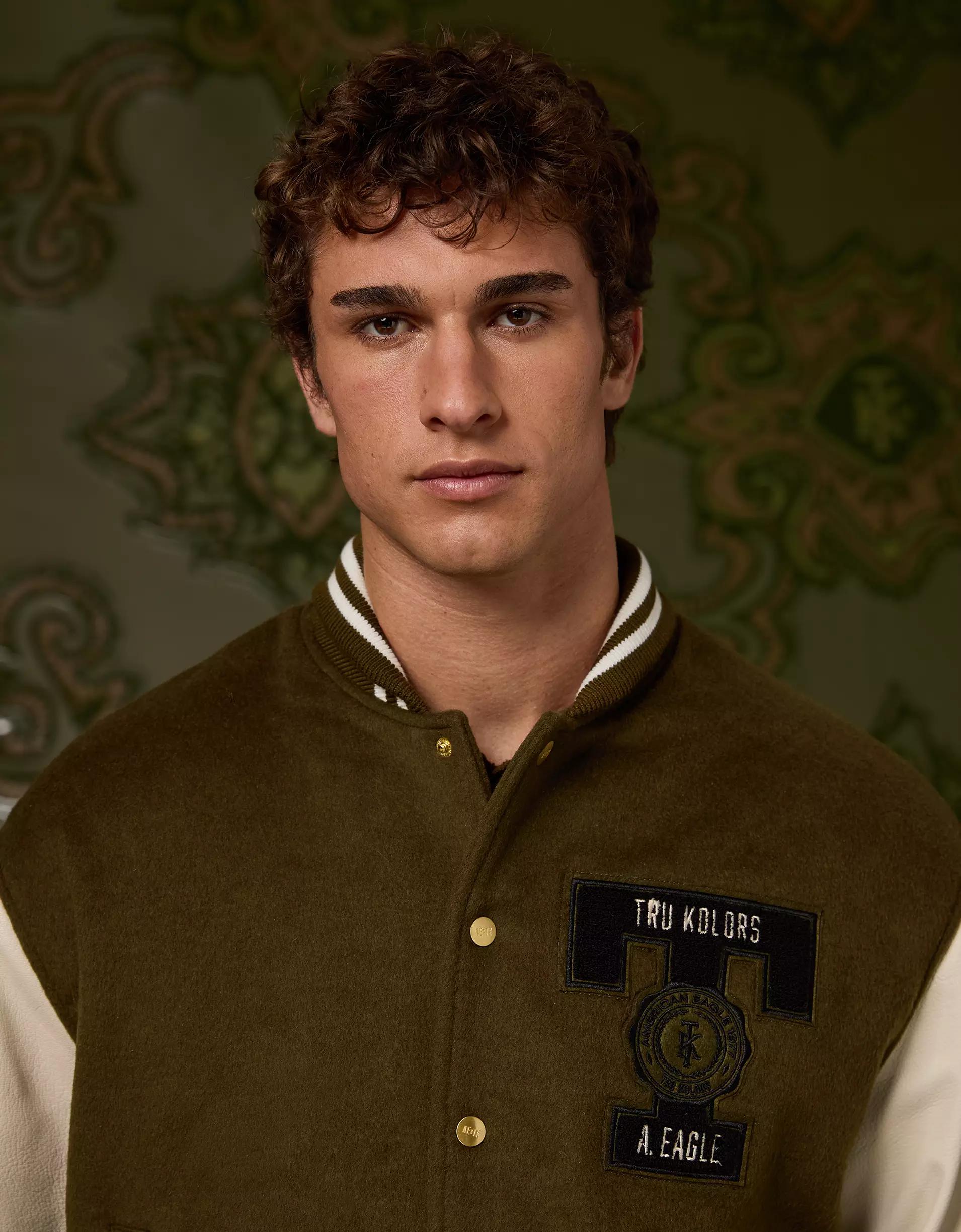 AE x Tru Kolors Varsity Jacket Product Image