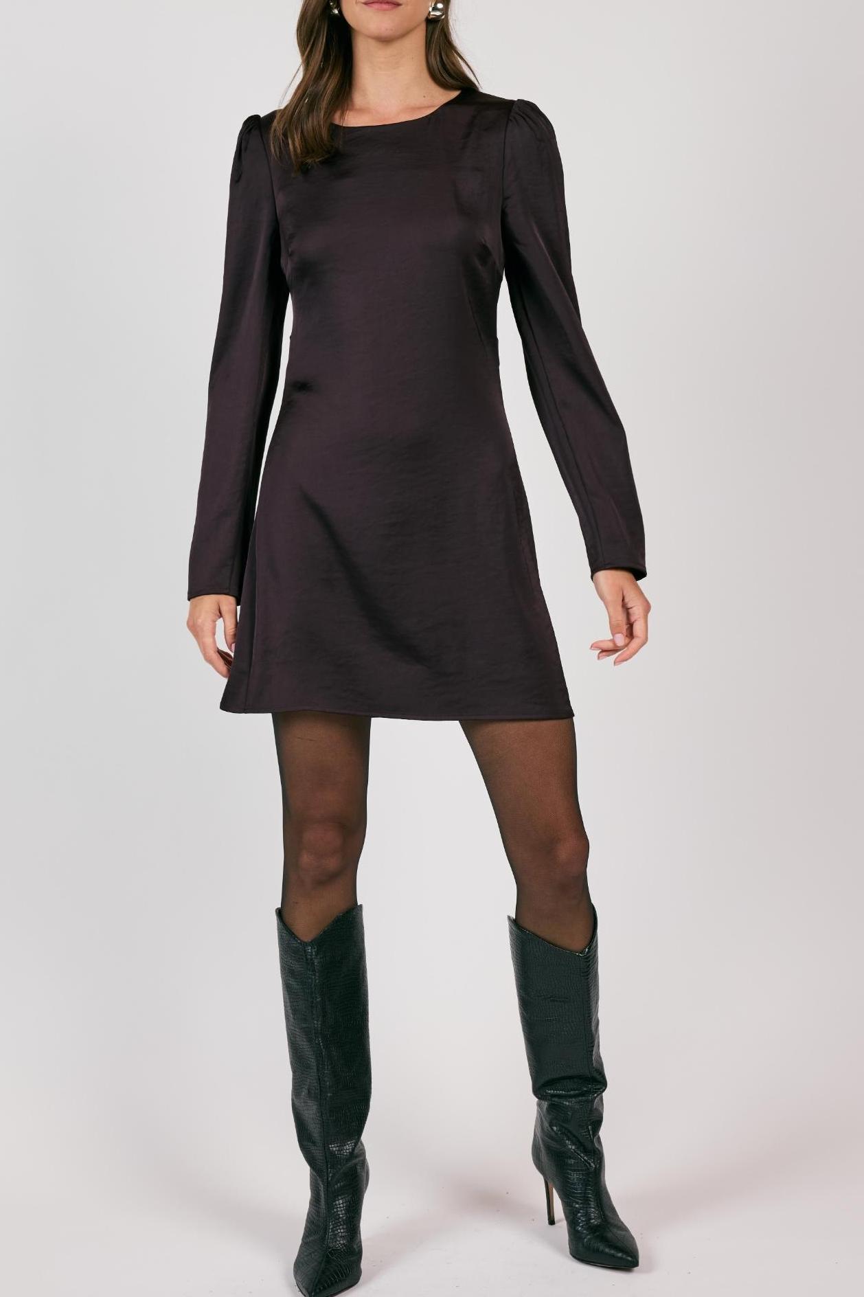 Culture Open Back Cowl Mini Dress Product Image