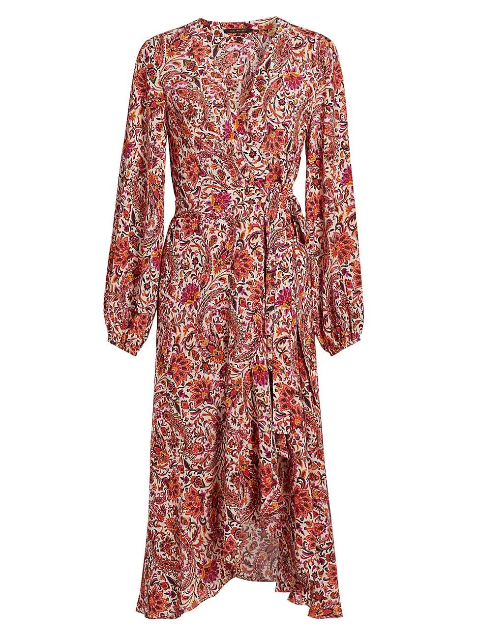 Womens Dorothy Paisley Wrap Dress Product Image