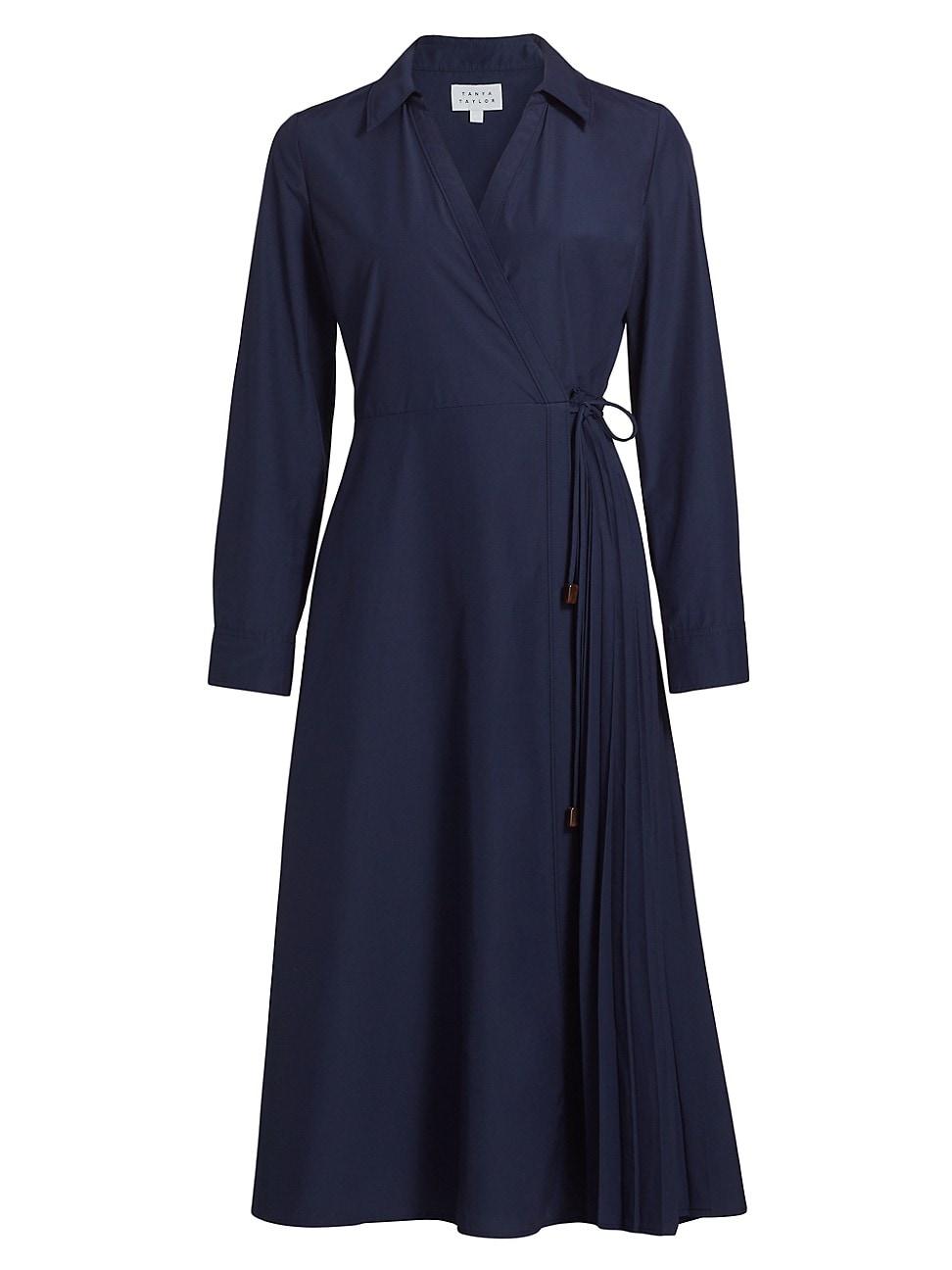 Womens Shivon Cotton Poplin Midi-Dress Product Image