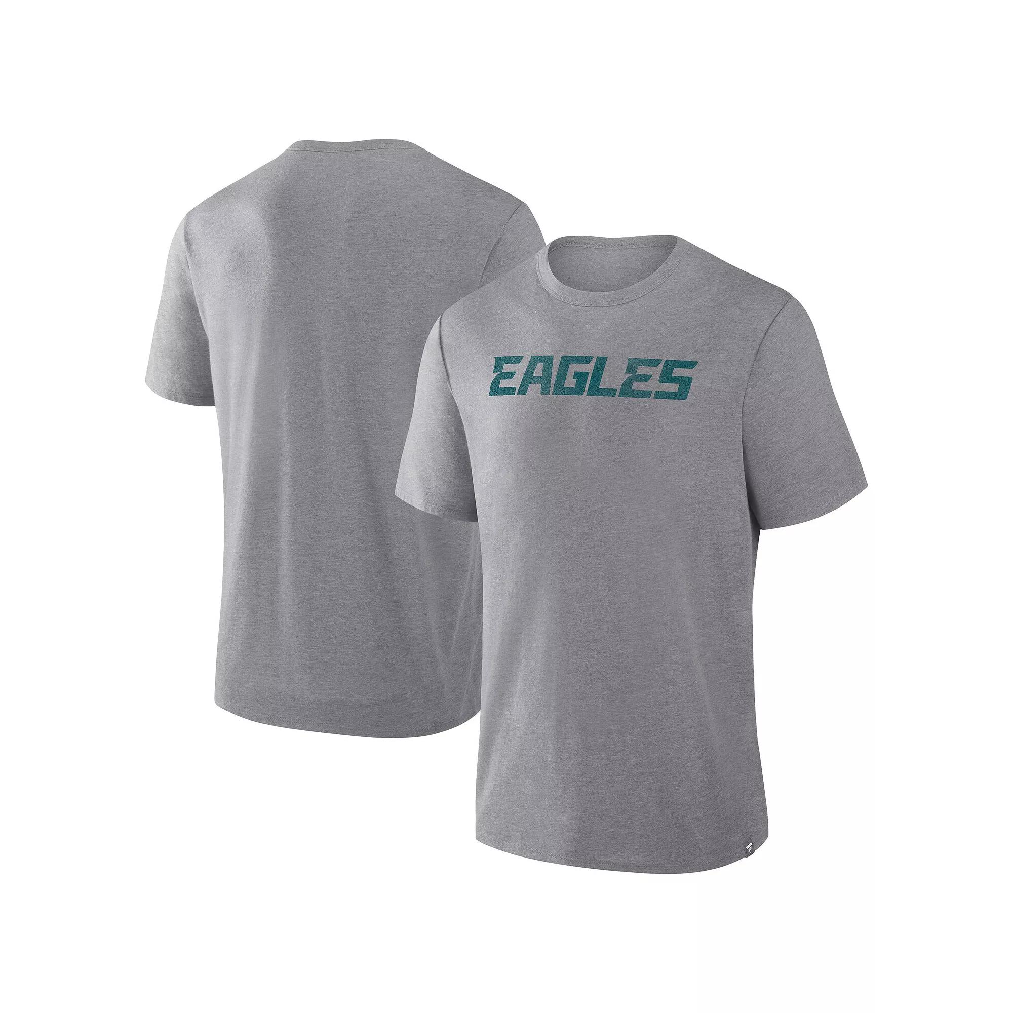 Men's Fanatics Heather Gray Seattle Seahawks Tri-Blend T-Shirt,  Product Image