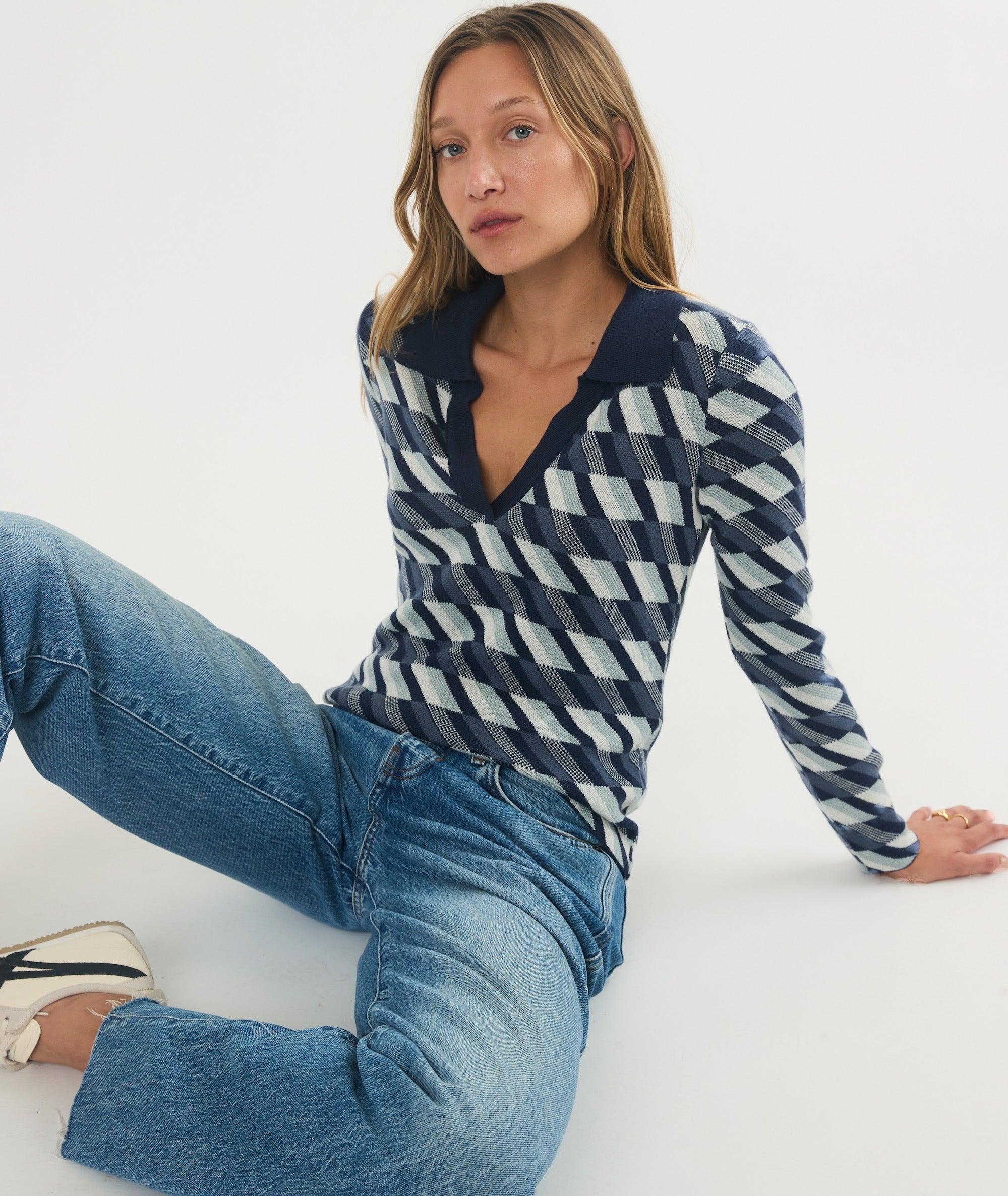 Morgan Sweater Polo Product Image