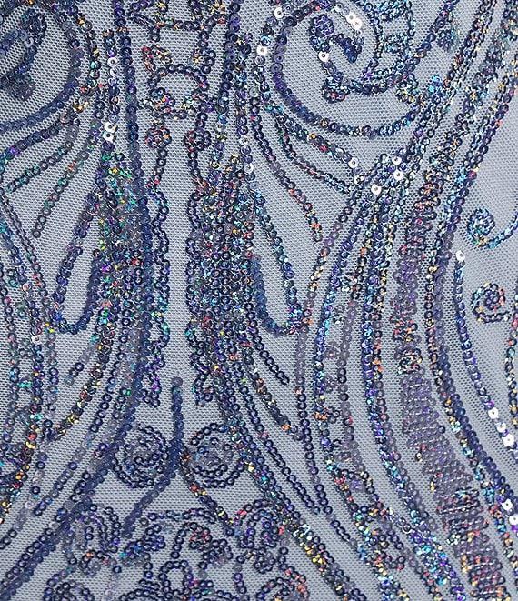 Next Up Placement Sequin One-Shoulder Bodycon Dress Product Image