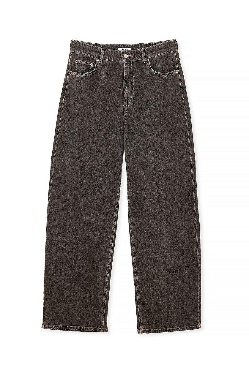 Low Waist Wide Leg Jeans Product Image