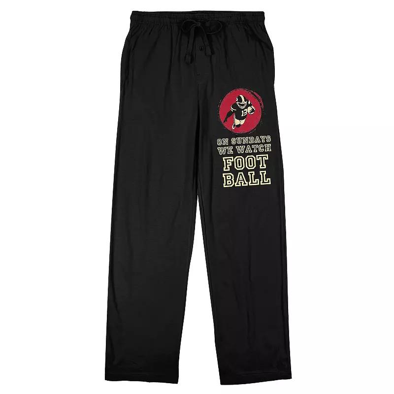 Men's "On Sundays We Watch Football" Pajama Pants,  Product Image