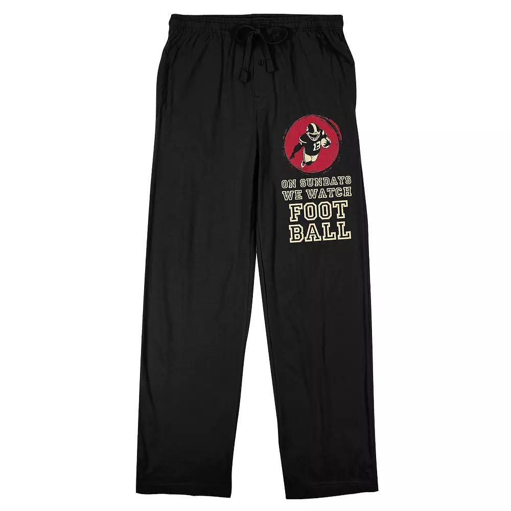 Men's "On Sundays We Watch Football" Pajama Pants,  Product Image
