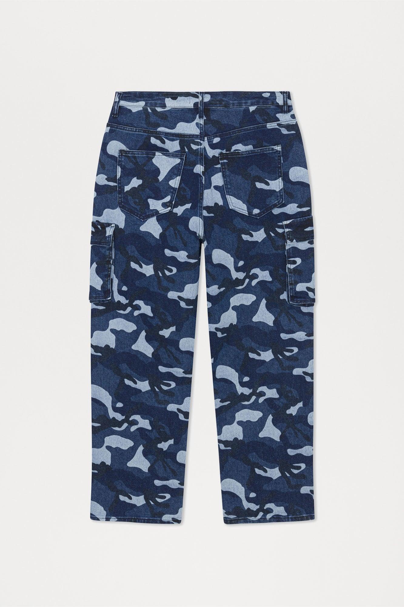 Cargo Camo Baggy Jeans - Camouflage Product Image
