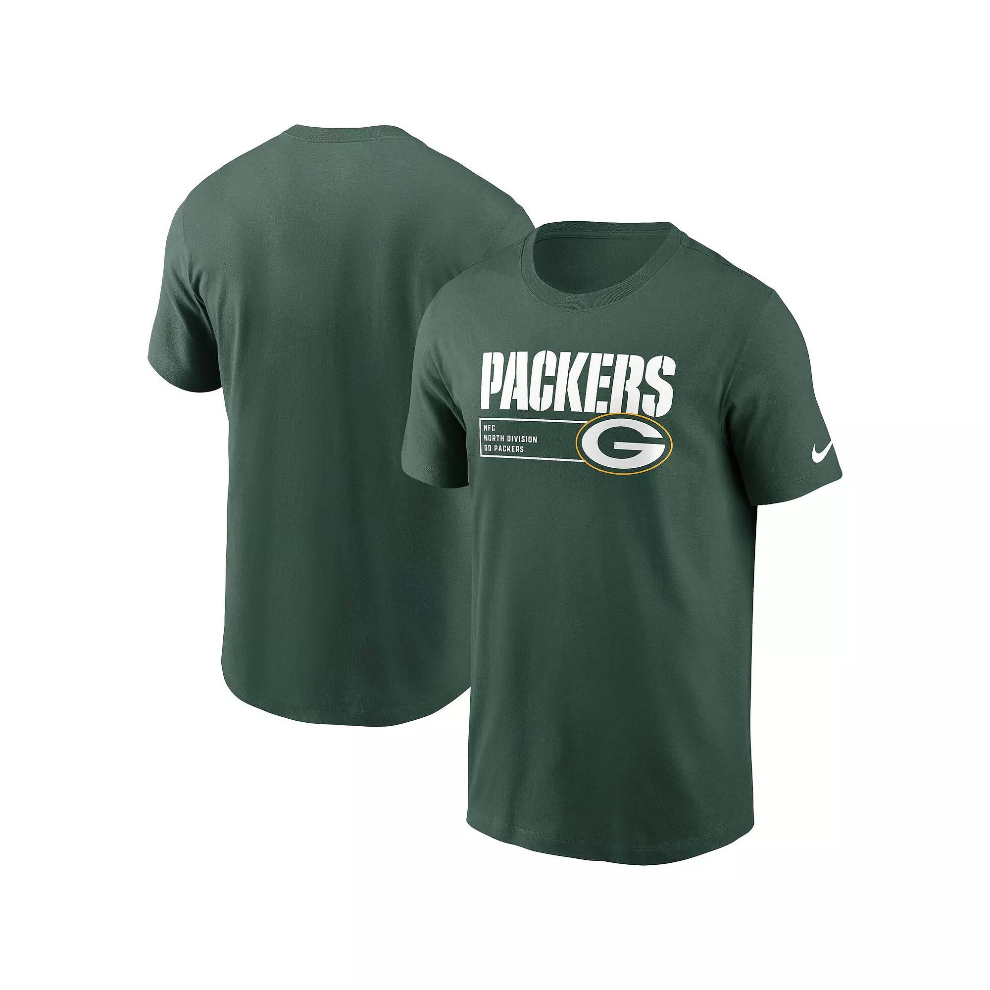 Men's Nike Green Green Bay Packers Division Essential T-Shirt,  Product Image