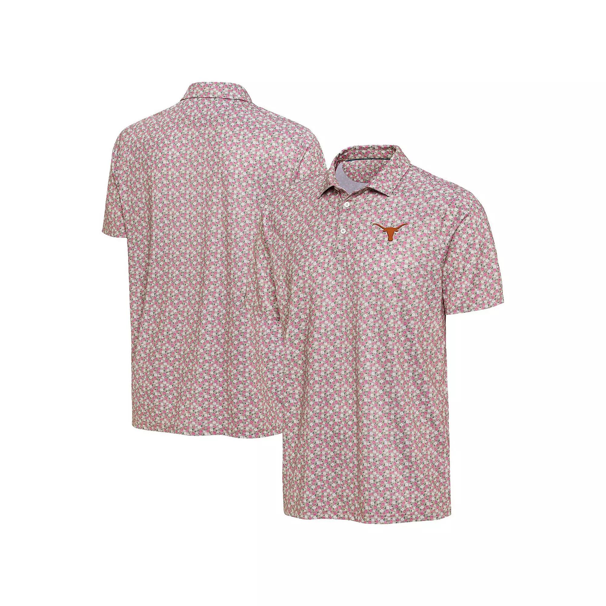 Men's Antigua Pink Tennessee Volunteers Desert Dry Dogwood Polo,  Product Image
