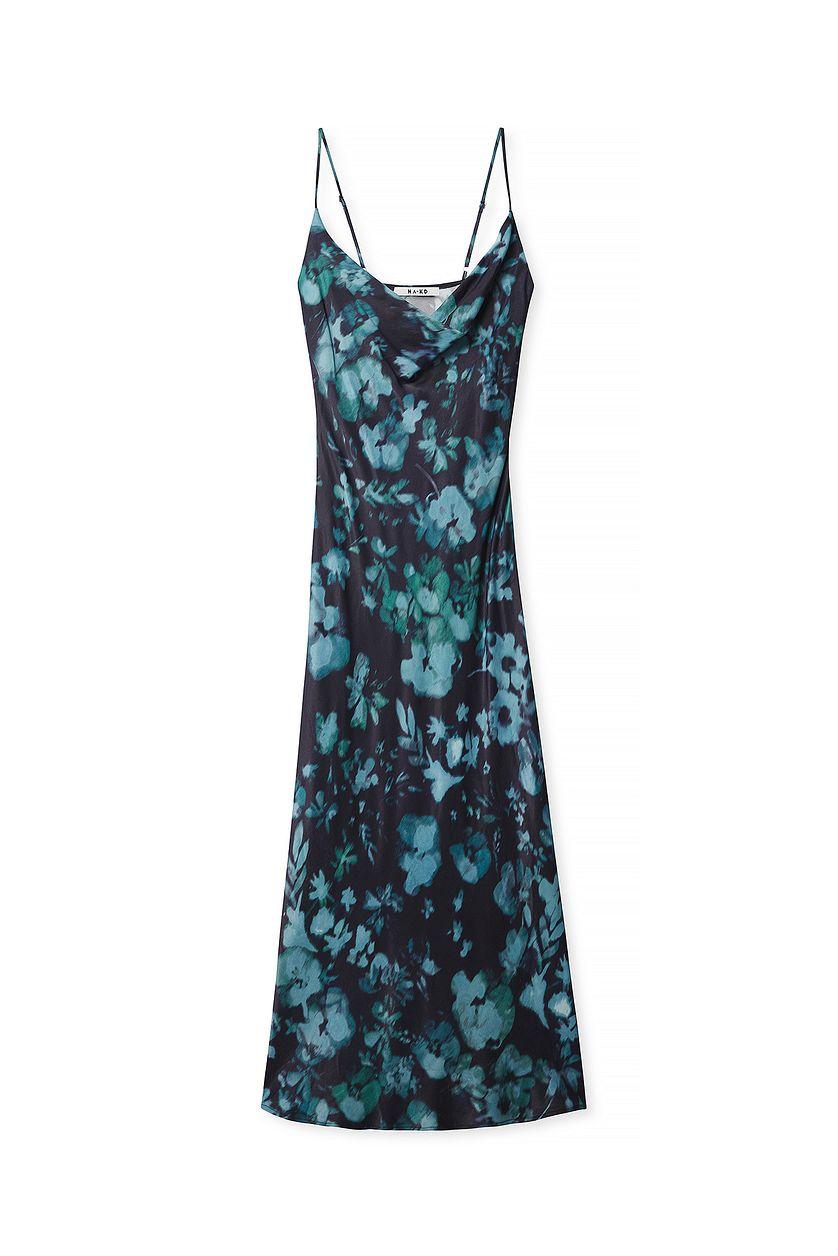 Waterfall Midi Slip Dress Product Image