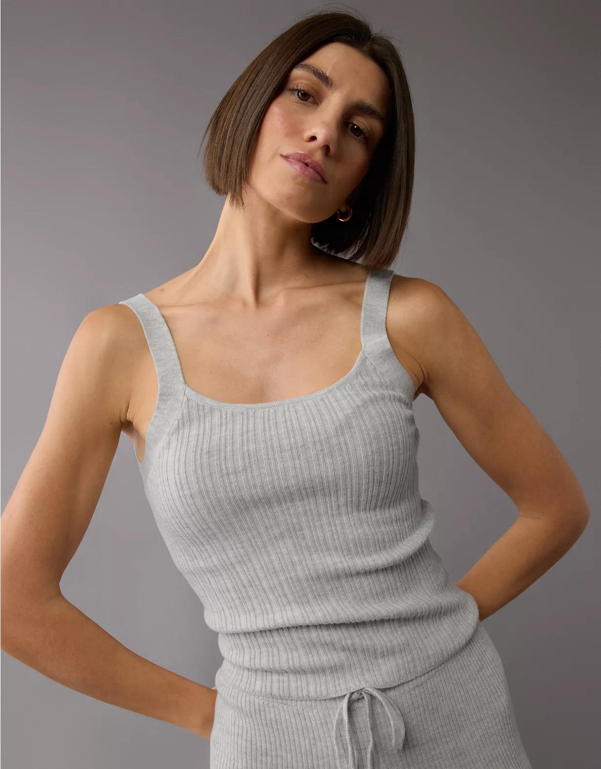 AE Scoop Neck Sweater Tank Top Product Image