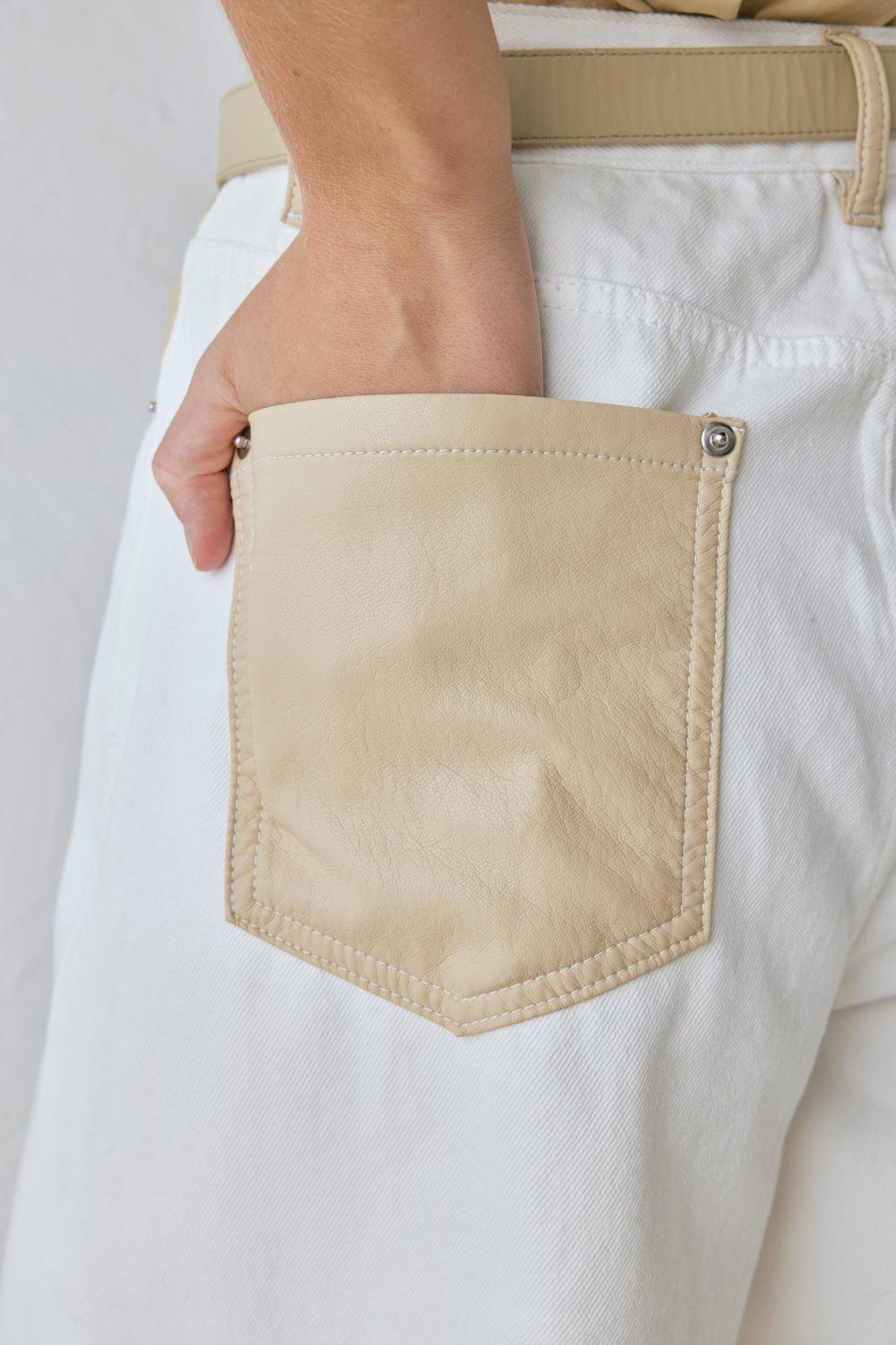 Sutton Denim Jeans White Product Image