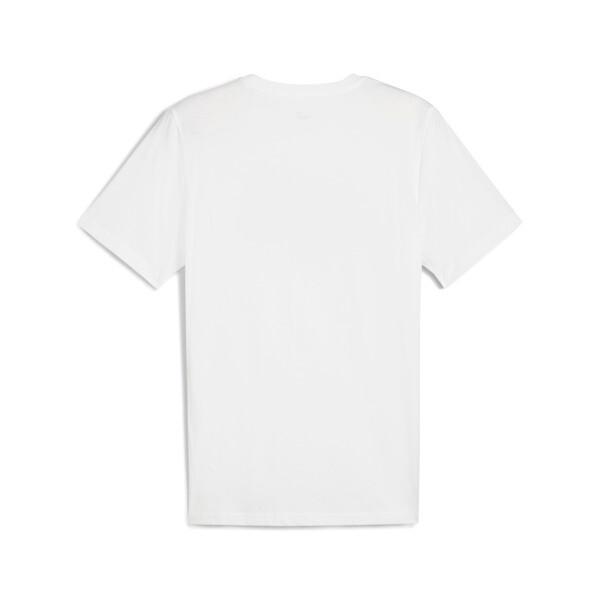 PUMA C.D. Guadalajara ftblCULTURE Men's T-Shirt in White/For All Time Red Product Image