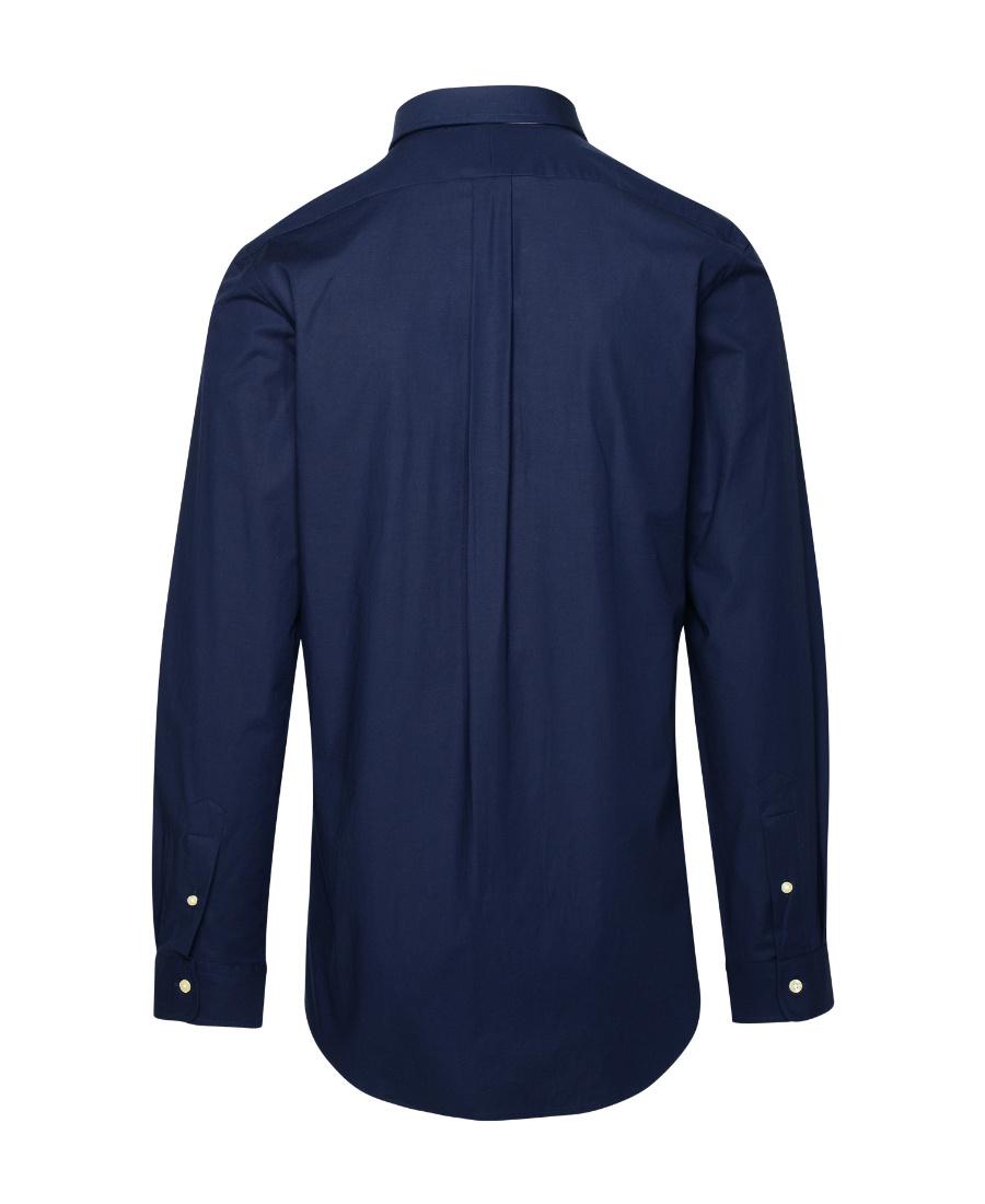 POLO RALPH LAUREN Camicia Bd In Popeline Stretch Slim-fit Shirt In Blue Product Image