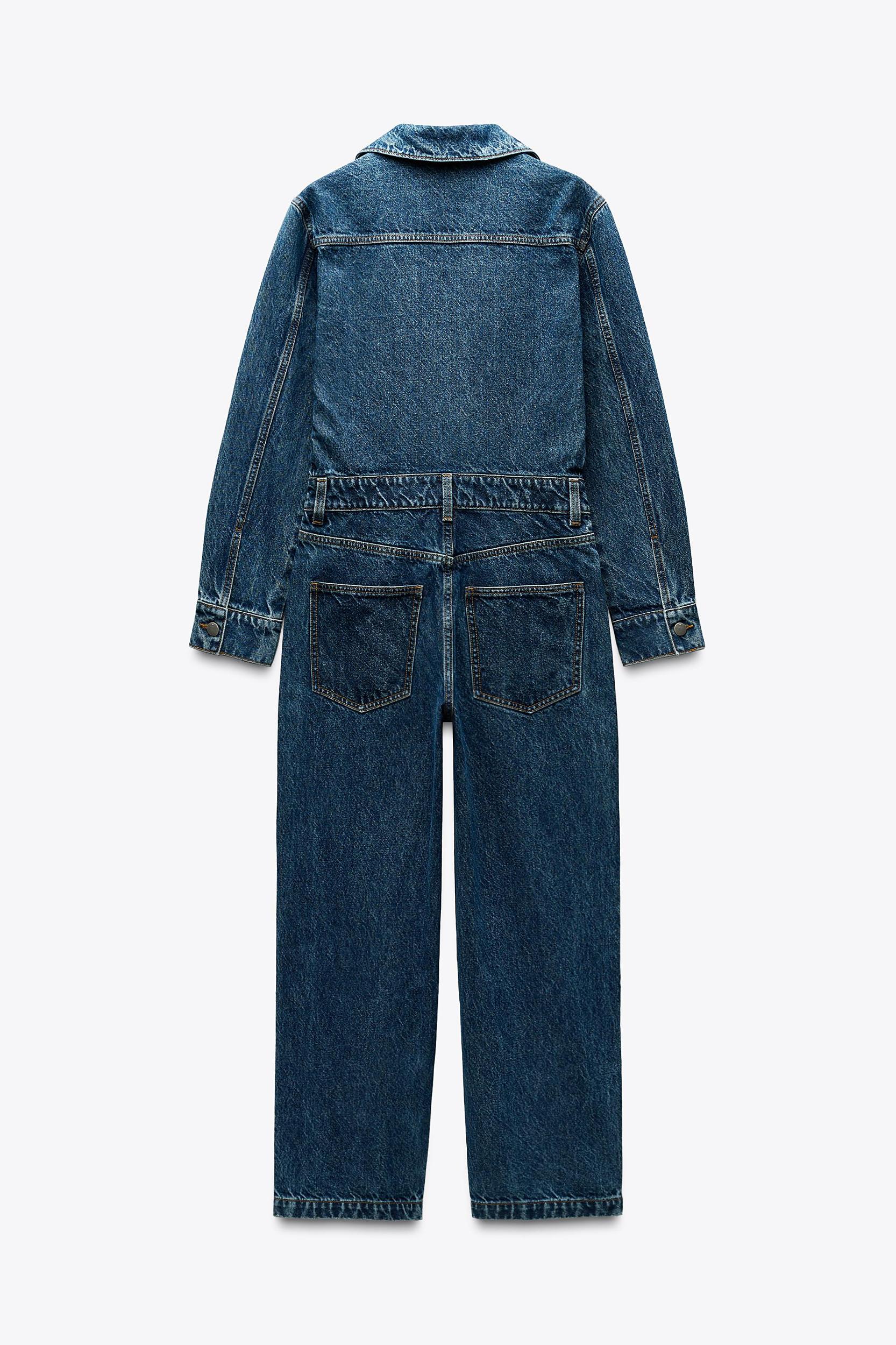 Z1975 LONG DENIM JUMPSUIT Product Image