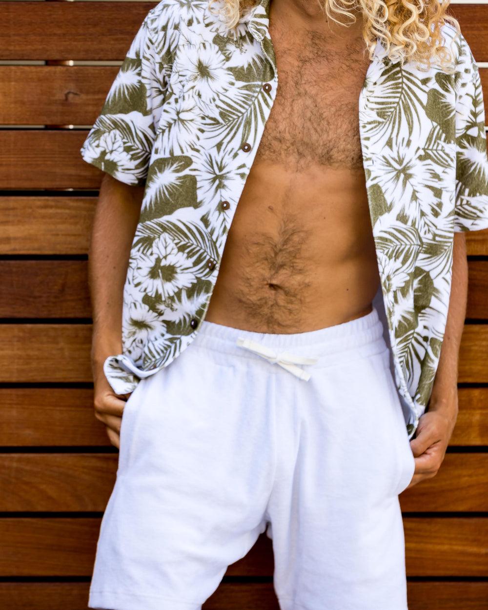 The Casa Blanca - Terry Cloth Cabana Shorts Product Image