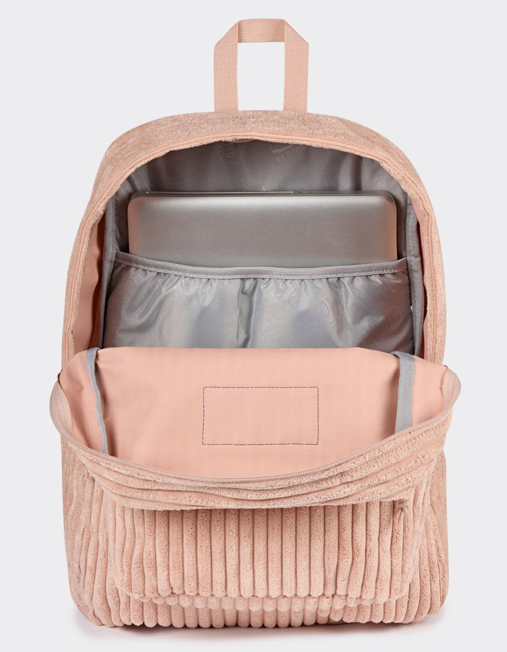 JANSPORT SuperBreak Plus FX Backpack - SURREAL CORDUROY MISTY ROSE Product Image