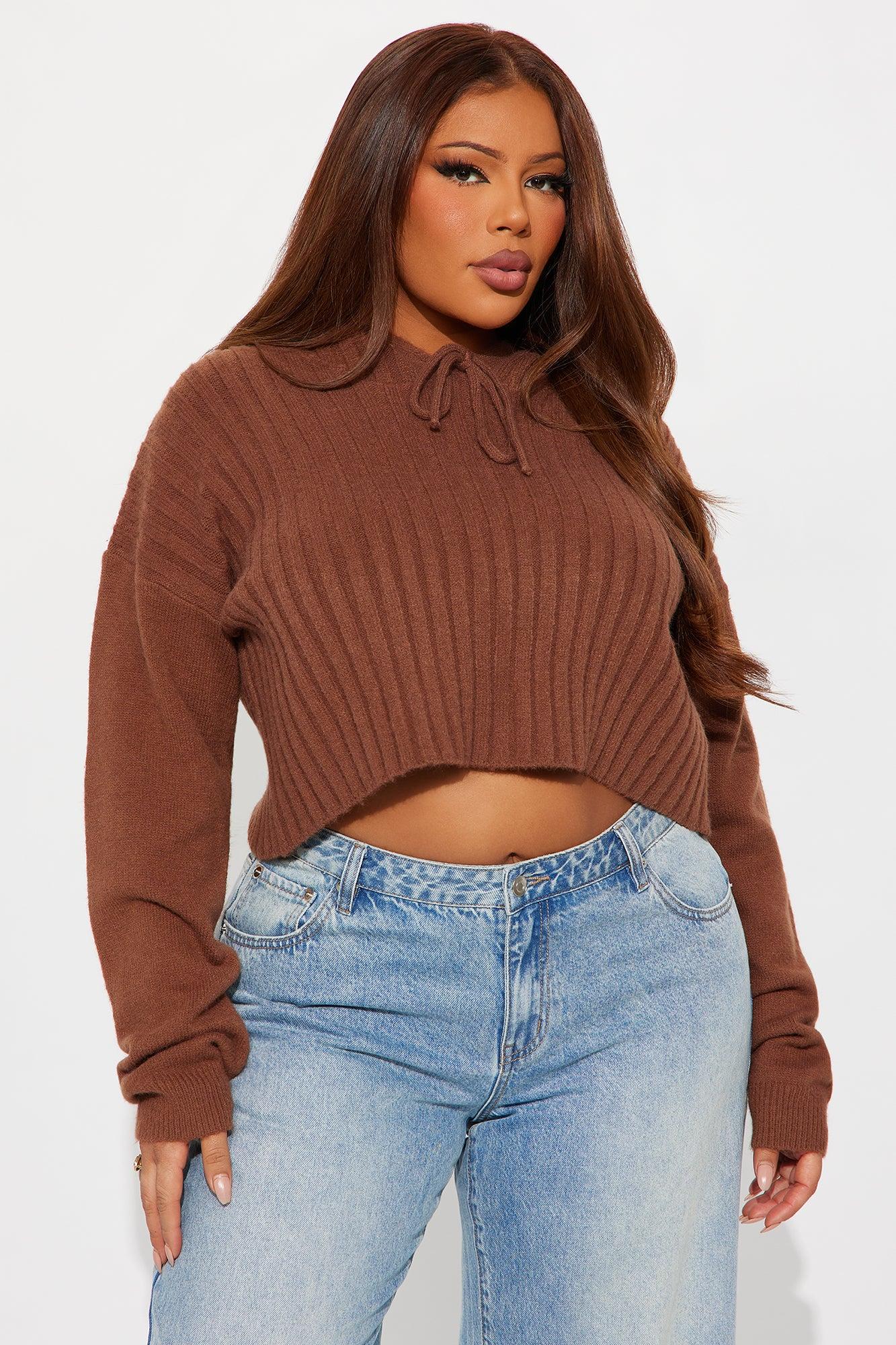 Coco Hooded Sweater - Mocha Female Product Image