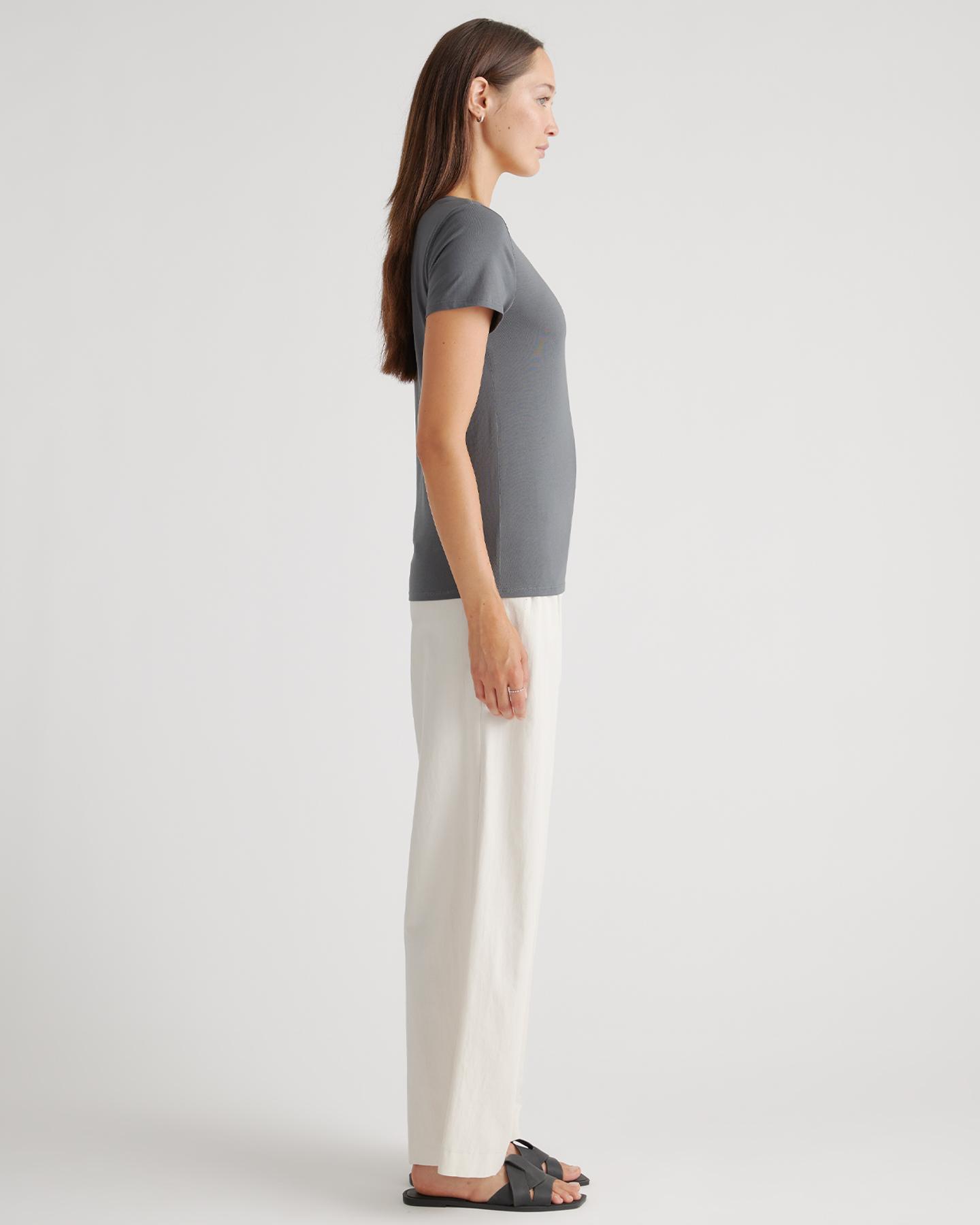 Quince | Women's Cotton Modal Scoop Neck T-Shirt Cotton/Modal Product Image