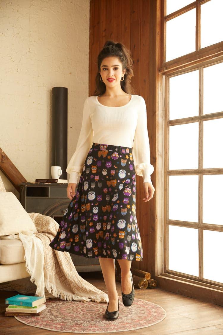 Excellence Attained Knit Midi Skirt Product Image