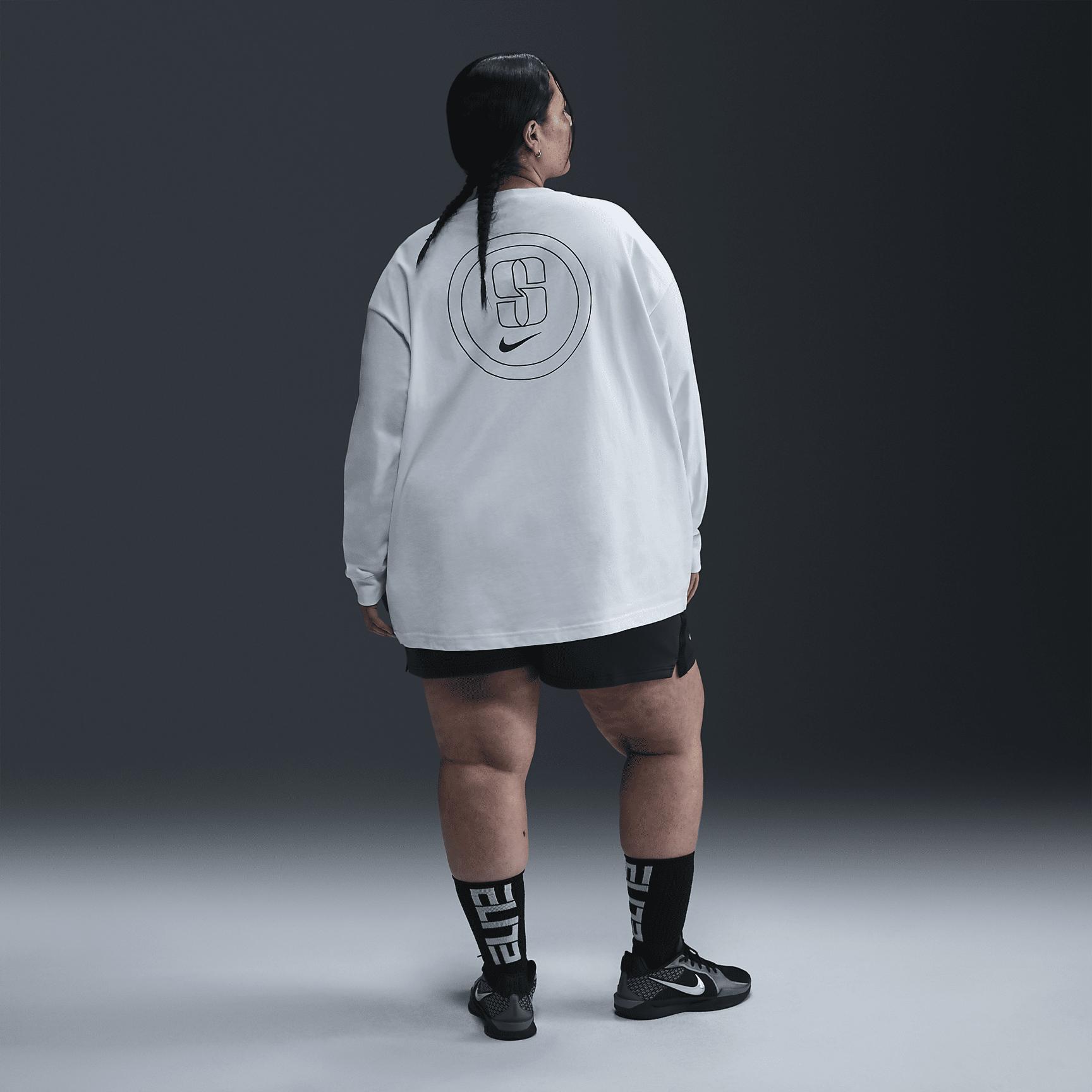 Nike Women's Sabrina Long-Sleeve Basketball T-Shirt (Plus Size) Product Image