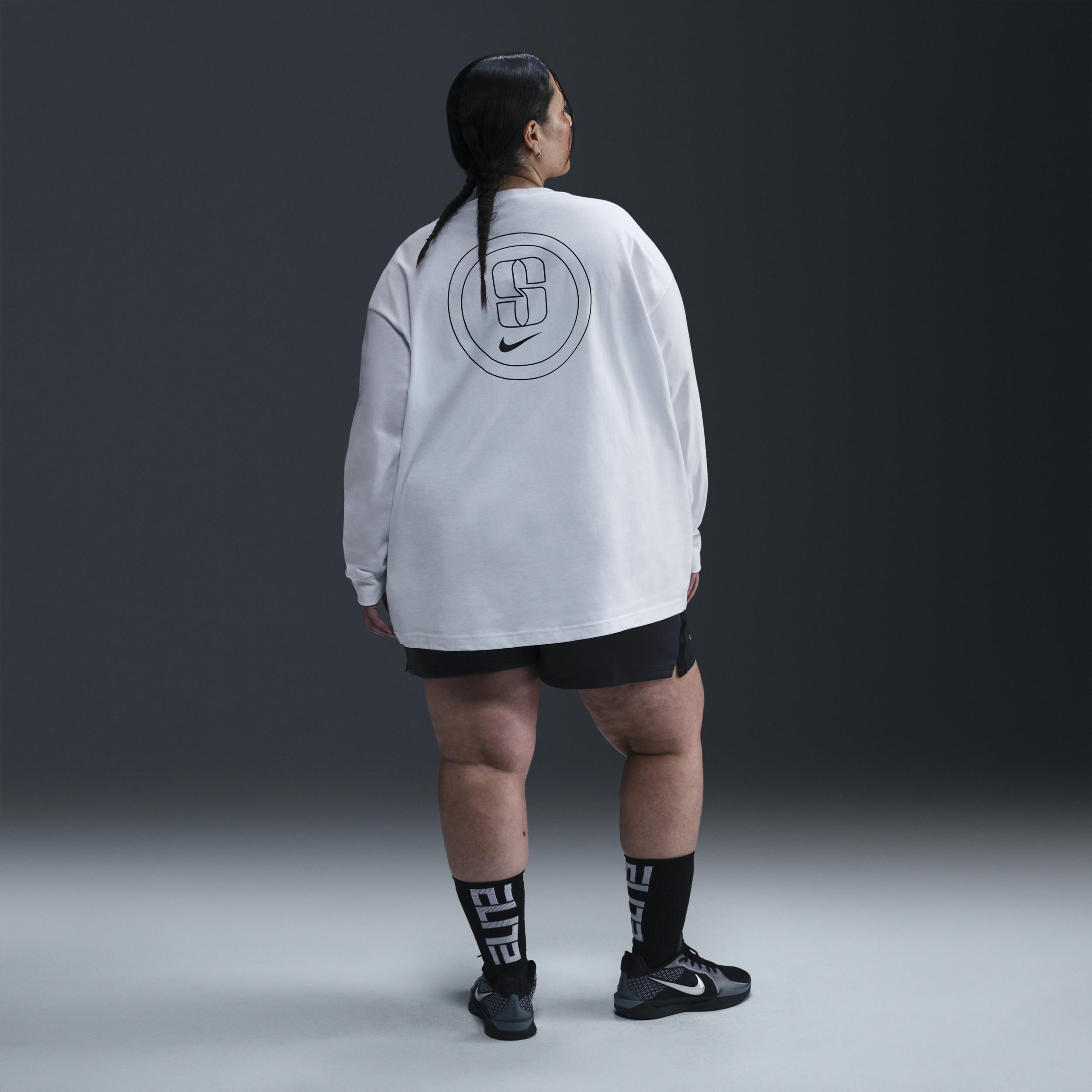 Nike Women's Sabrina Long-Sleeve Basketball T-Shirt (Plus Size) Product Image