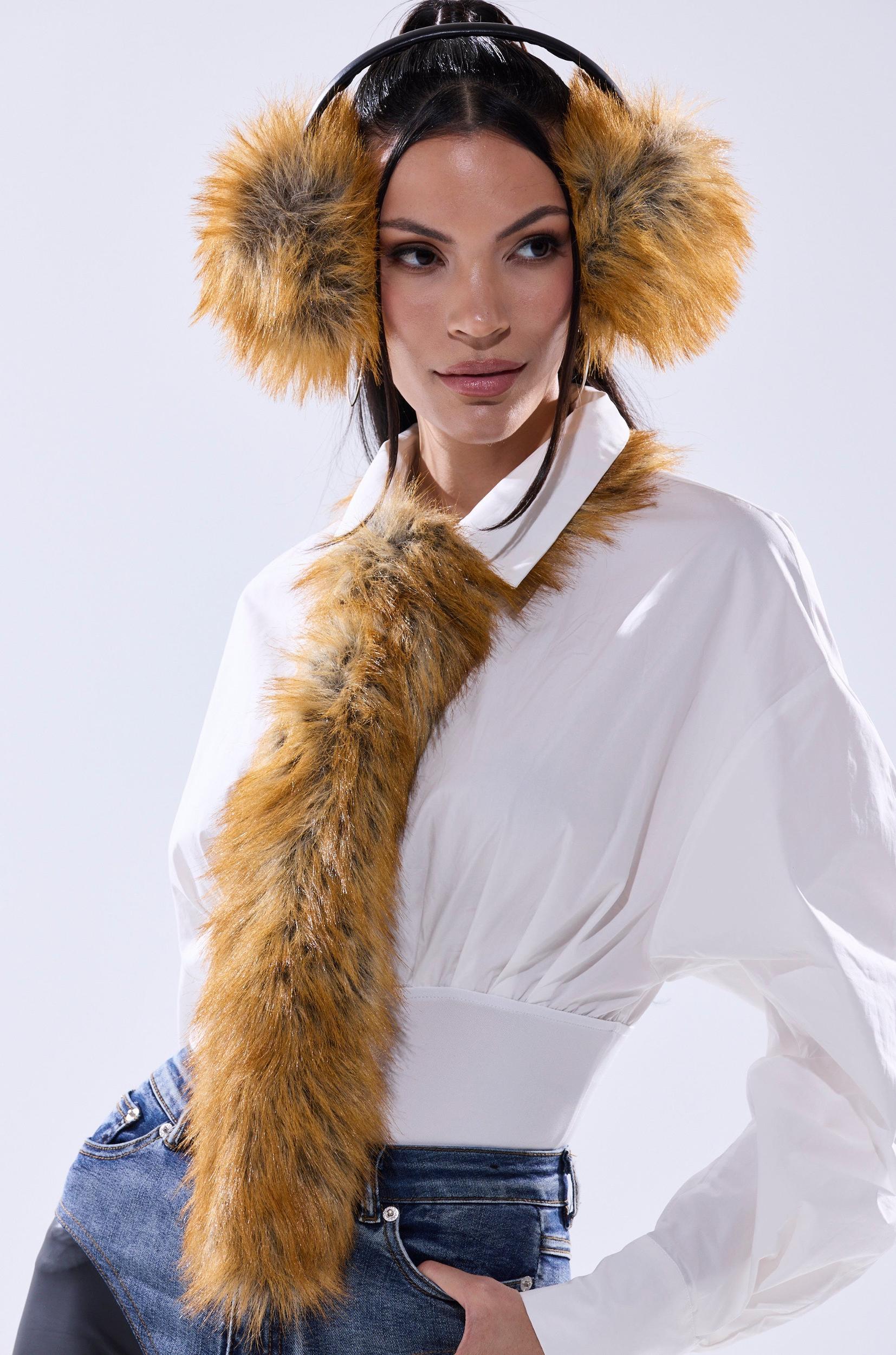 REALLY LIKE THAT FAUX FUR EARMUFFS Product Image
